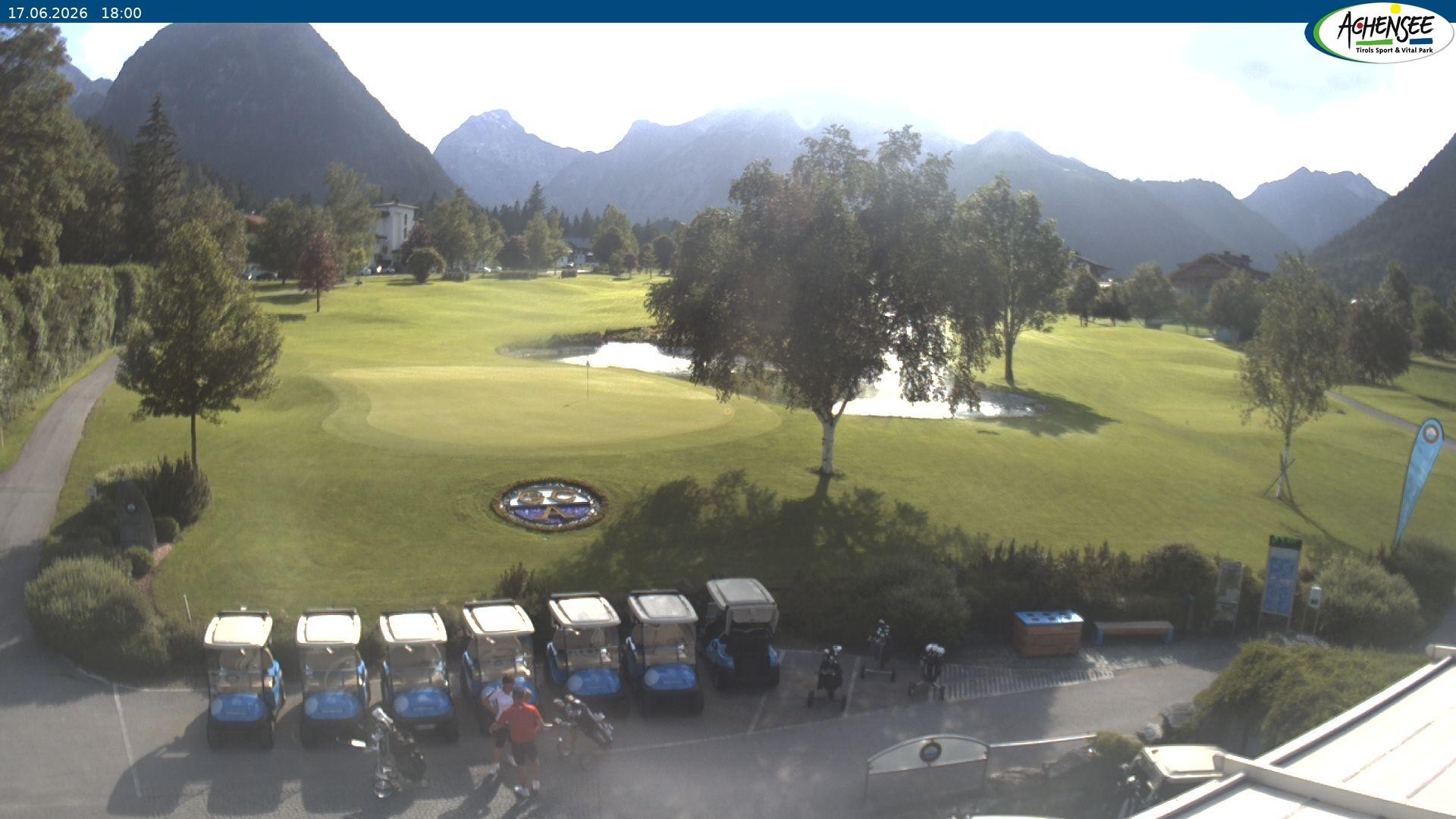 Archiv Foto Webcam Pertisau am Achensee - Golfclub