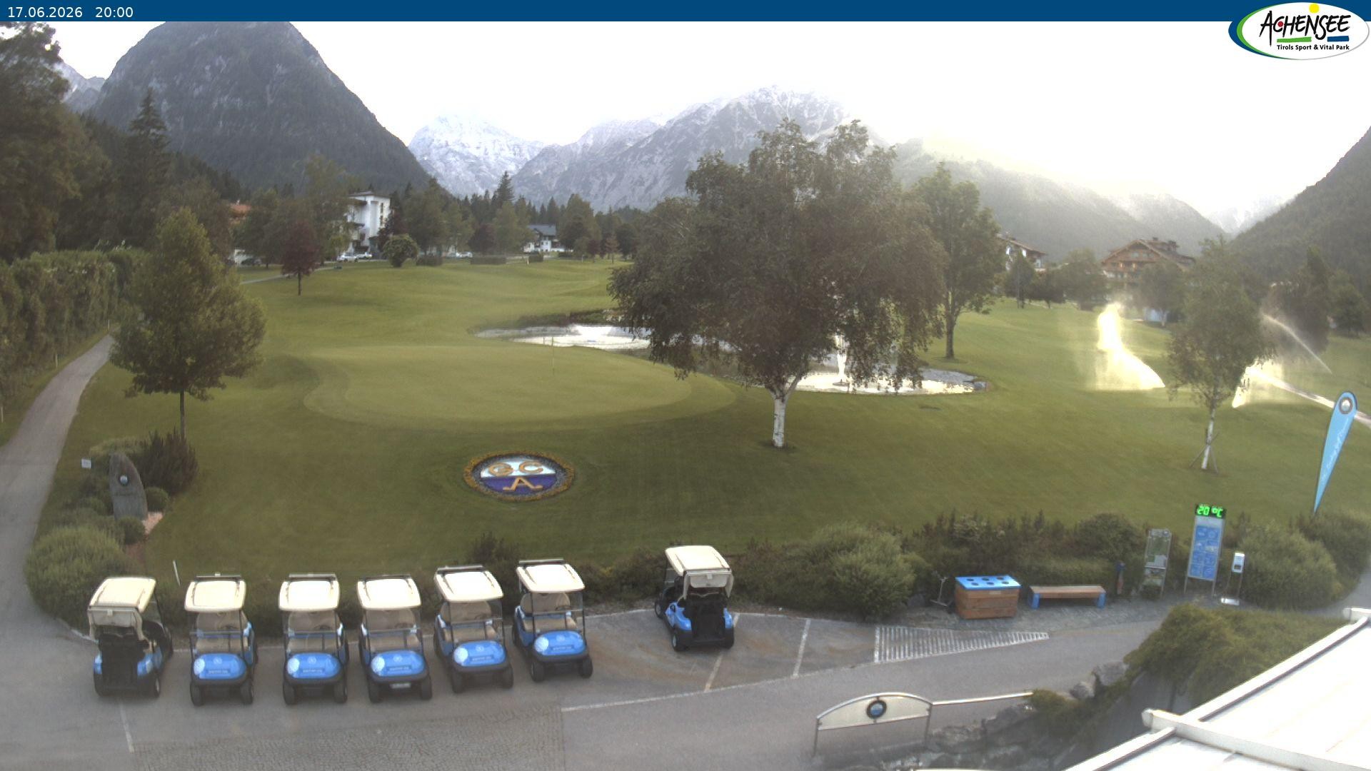 Archiv Foto Webcam Pertisau am Achensee - Golfclub