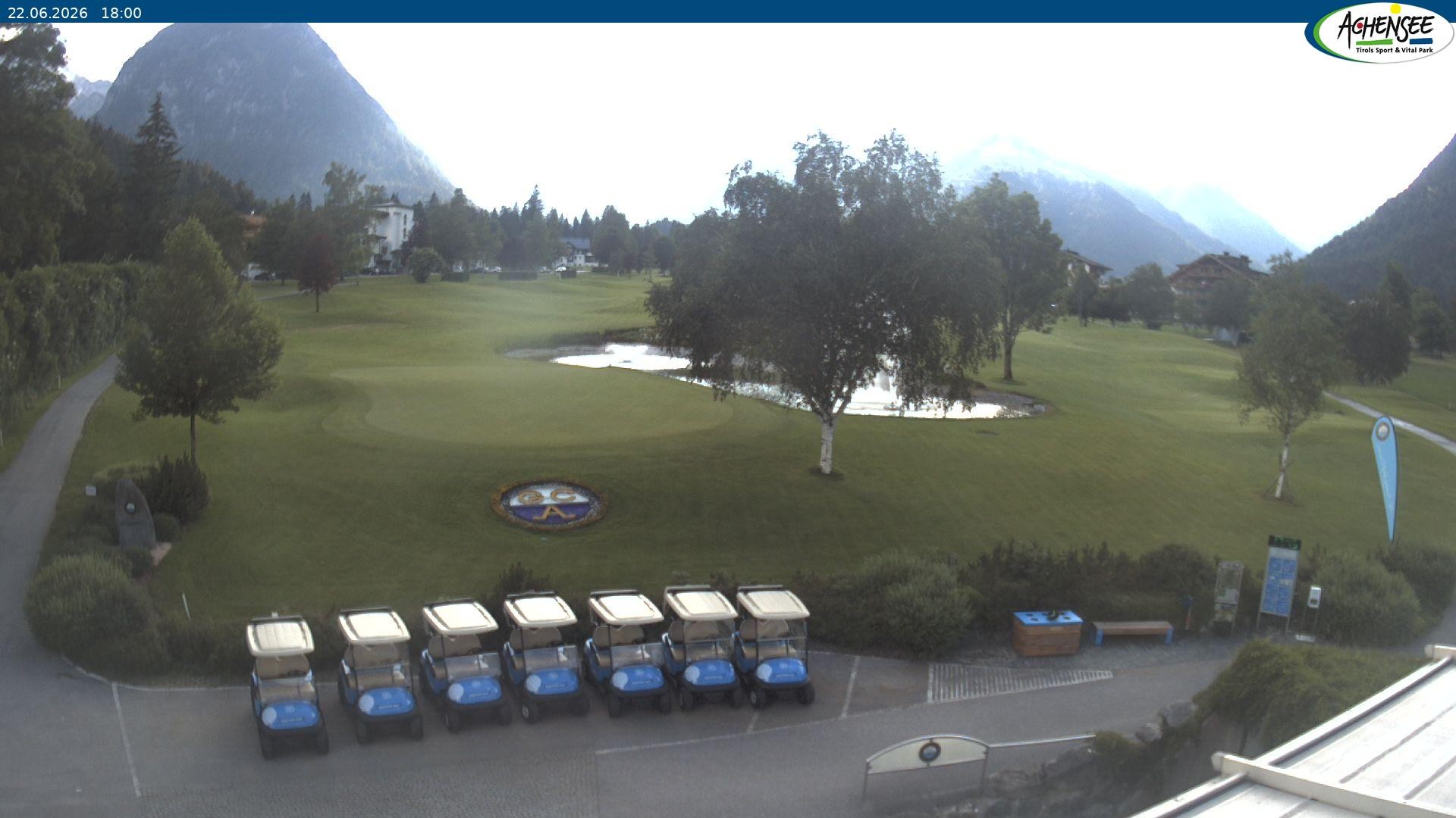 Archiv Foto Webcam Pertisau am Achensee - Golfclub