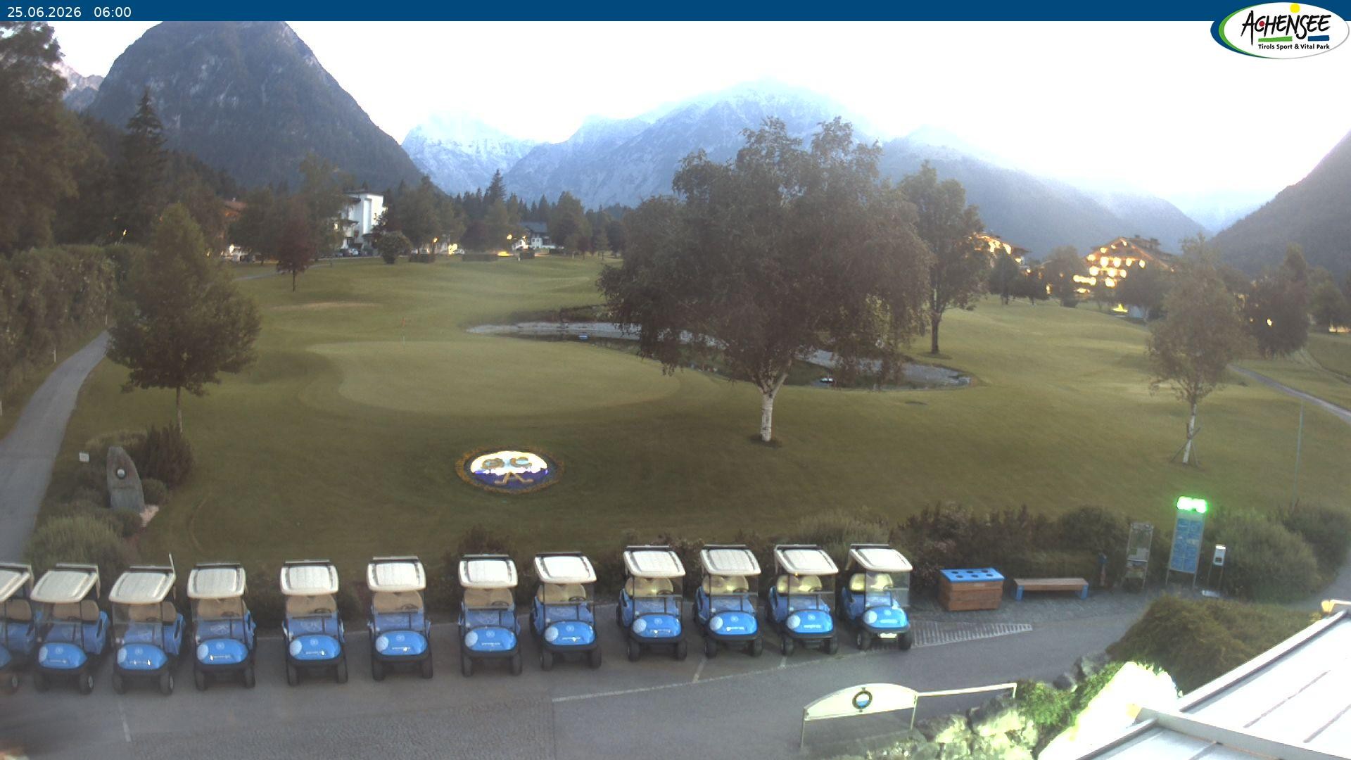 Archived image Webcam Pertisau, golfclub