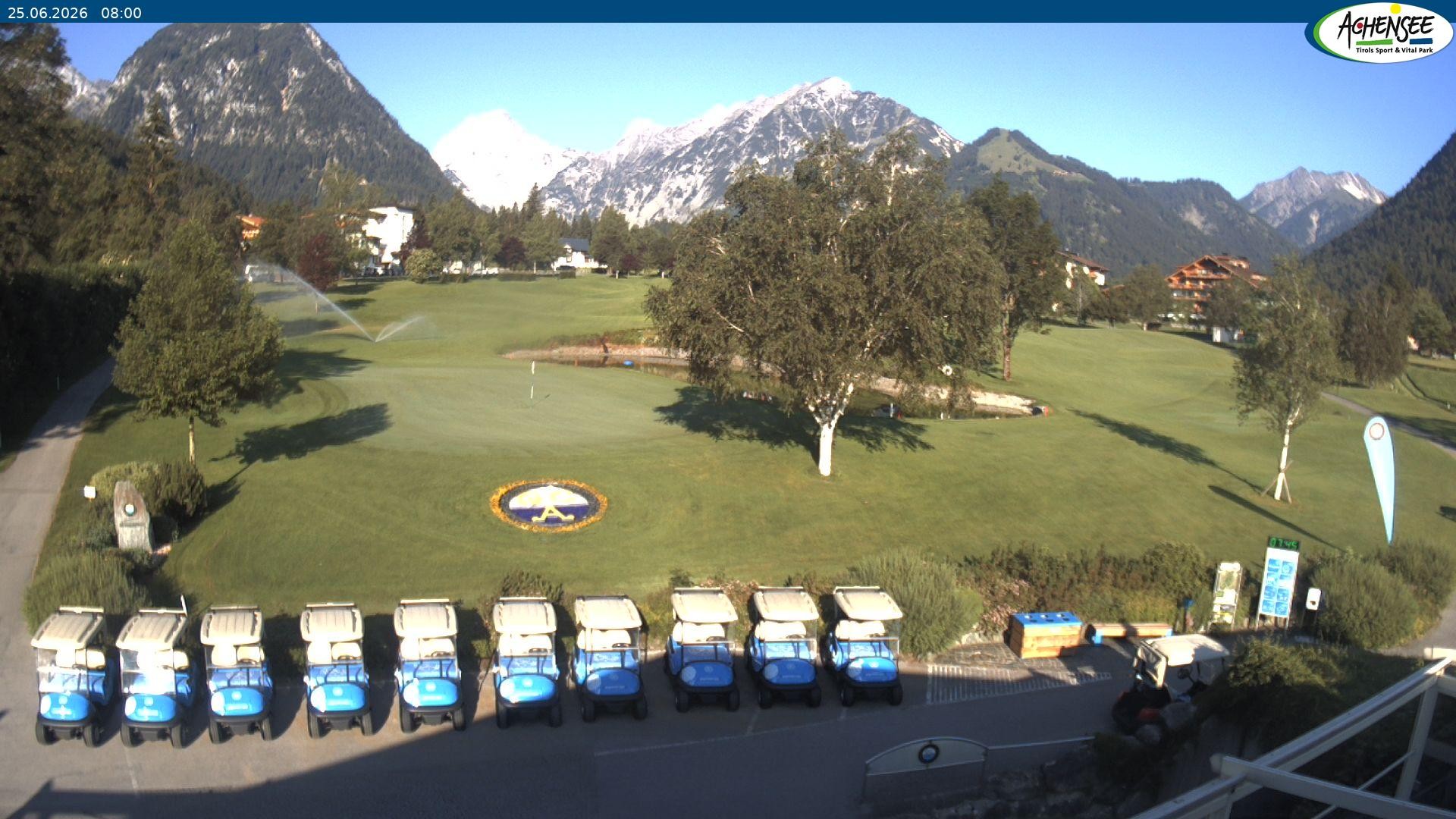 Archived image Webcam Pertisau, golfclub