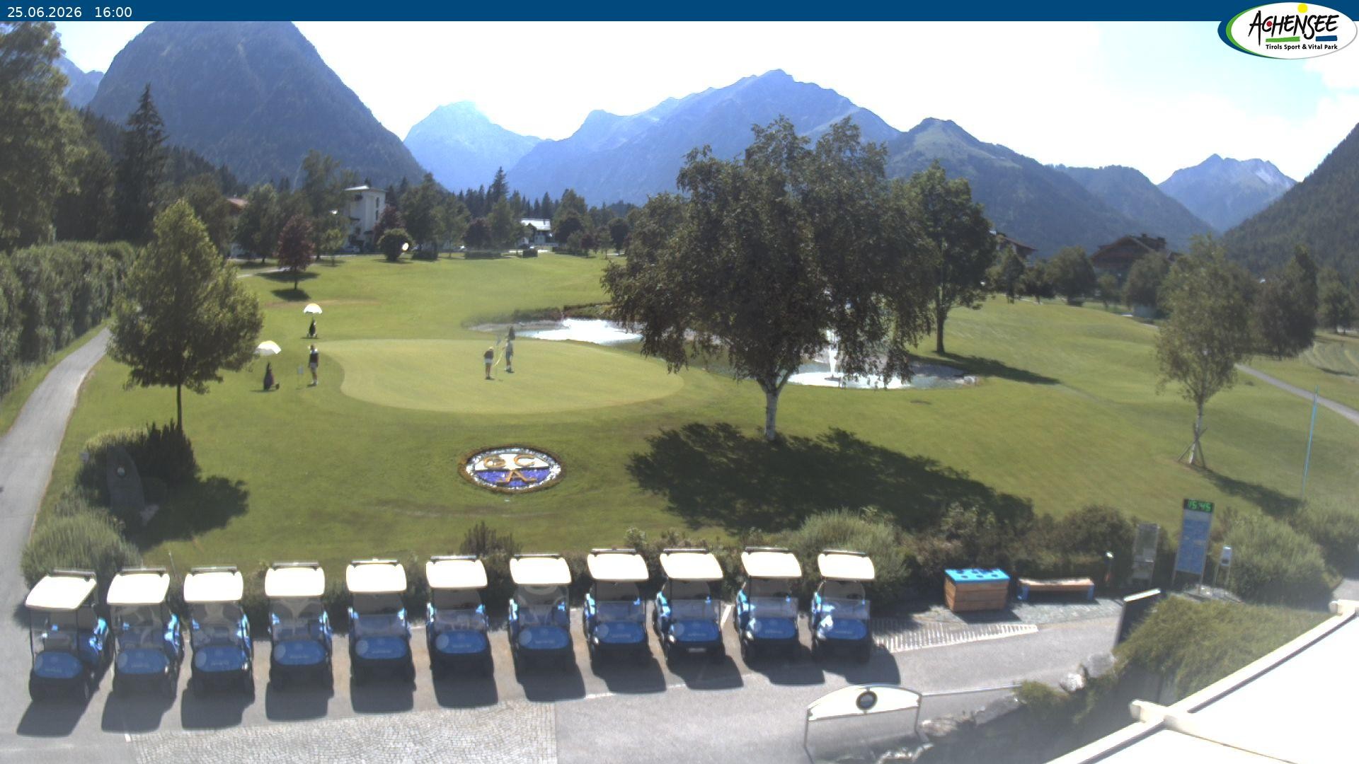 Archived image Webcam Pertisau, golfclub