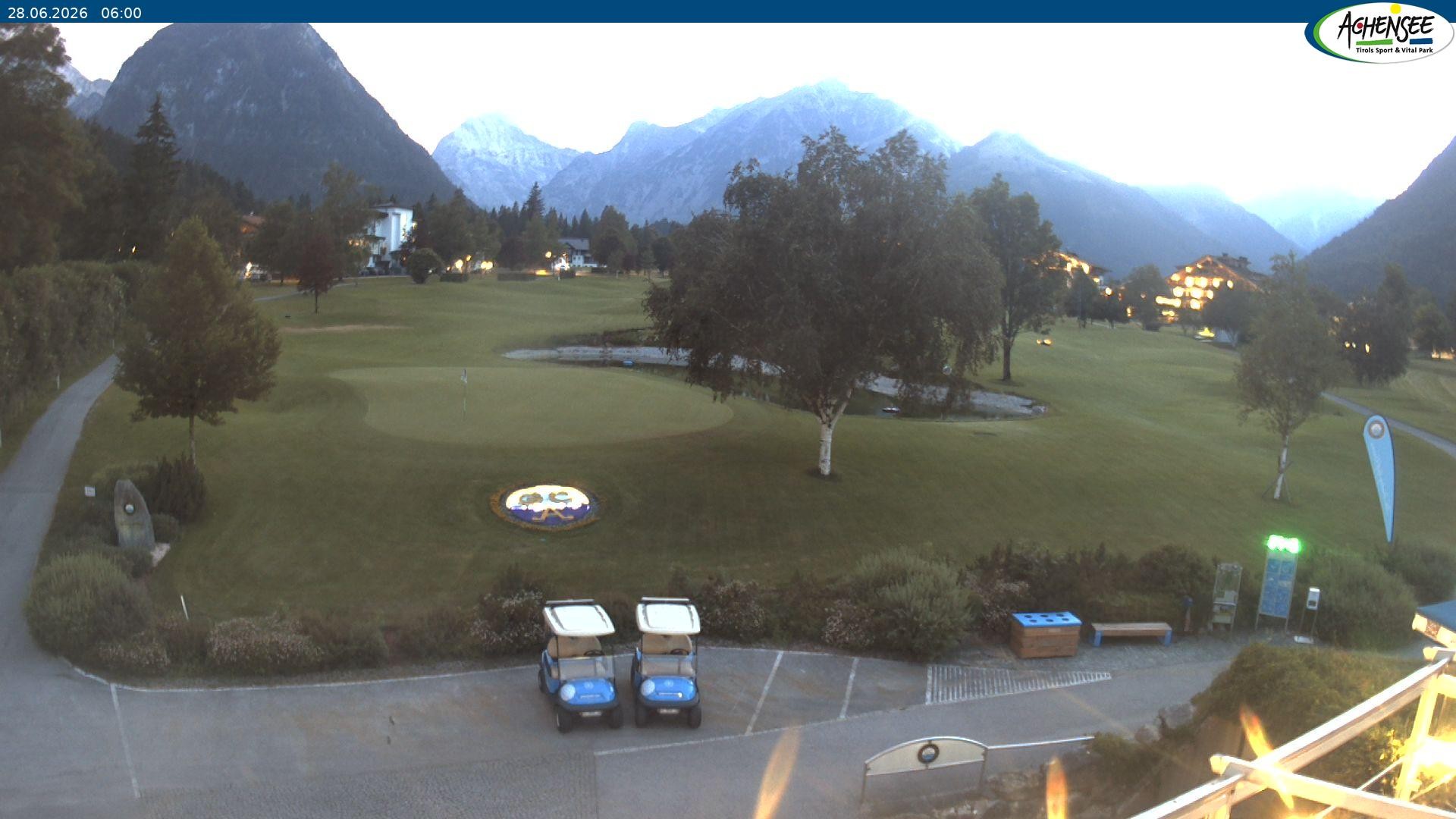 Archiv Foto Webcam Pertisau am Achensee - Golfclub