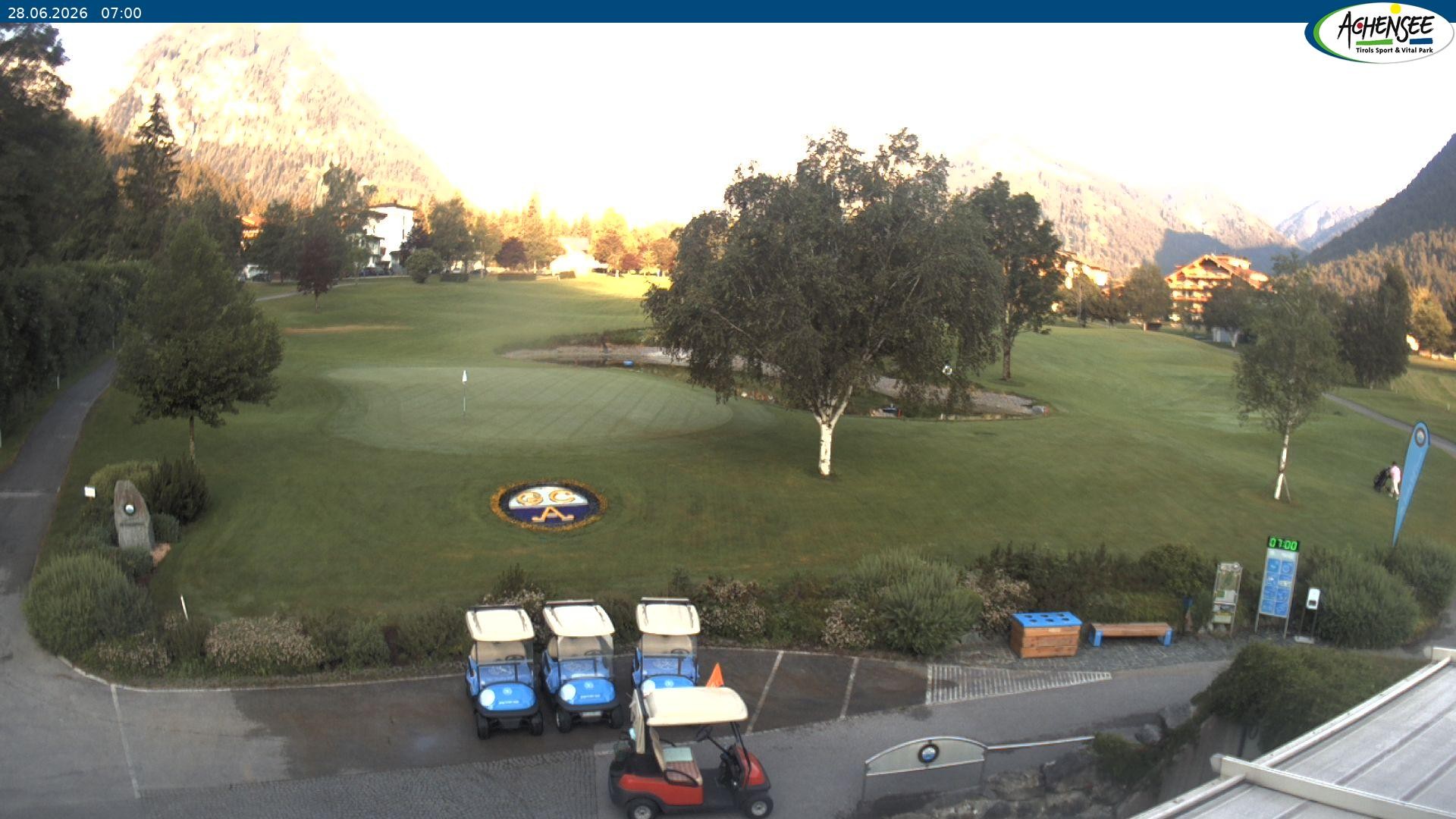 Archiv Foto Webcam Pertisau am Achensee - Golfclub