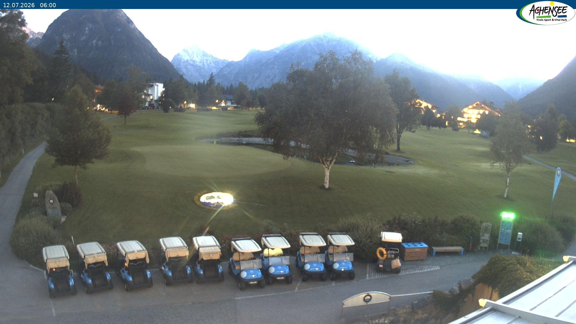 Archived image Webcam Pertisau, golfclub