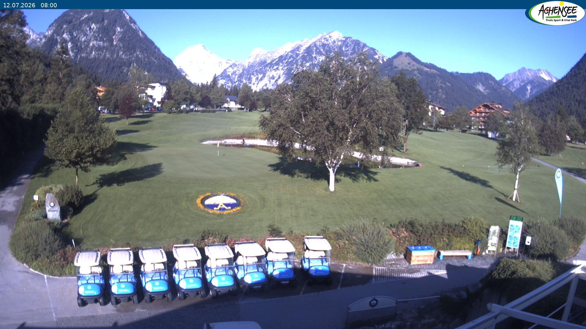 Archived image Webcam Pertisau, golfclub
