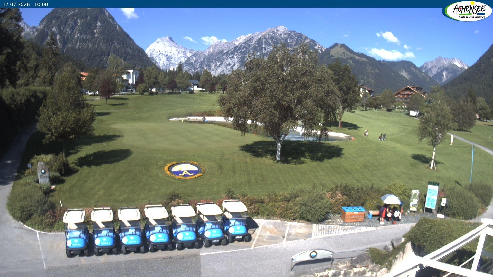 Archived image Webcam Pertisau, golfclub