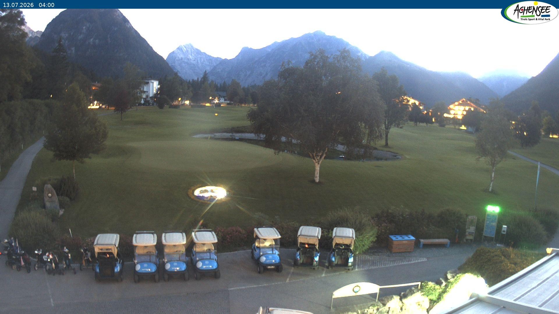 Archiv Foto Webcam Pertisau am Achensee - Golfclub