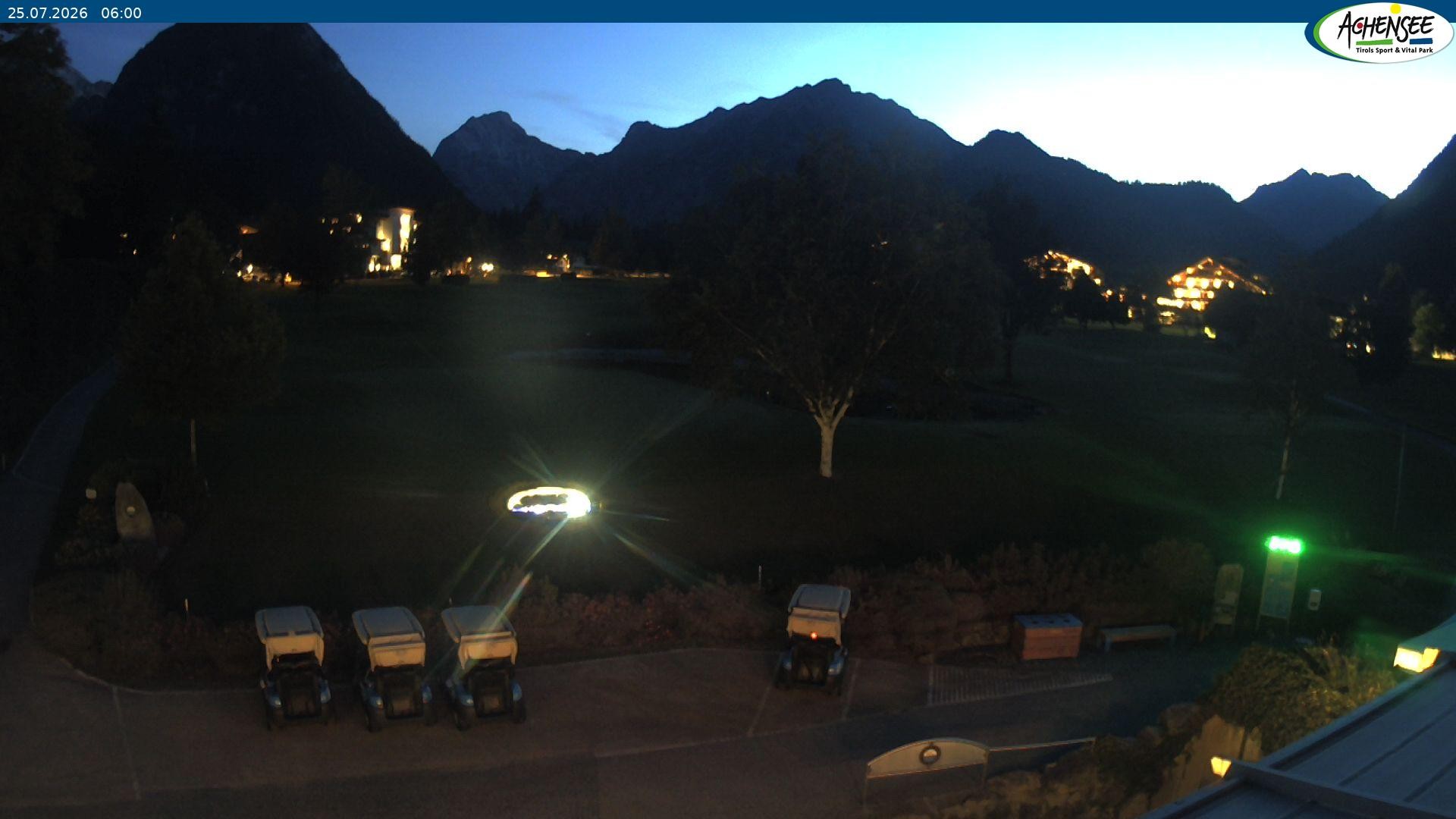Archiv Foto Webcam Pertisau am Achensee - Golfclub