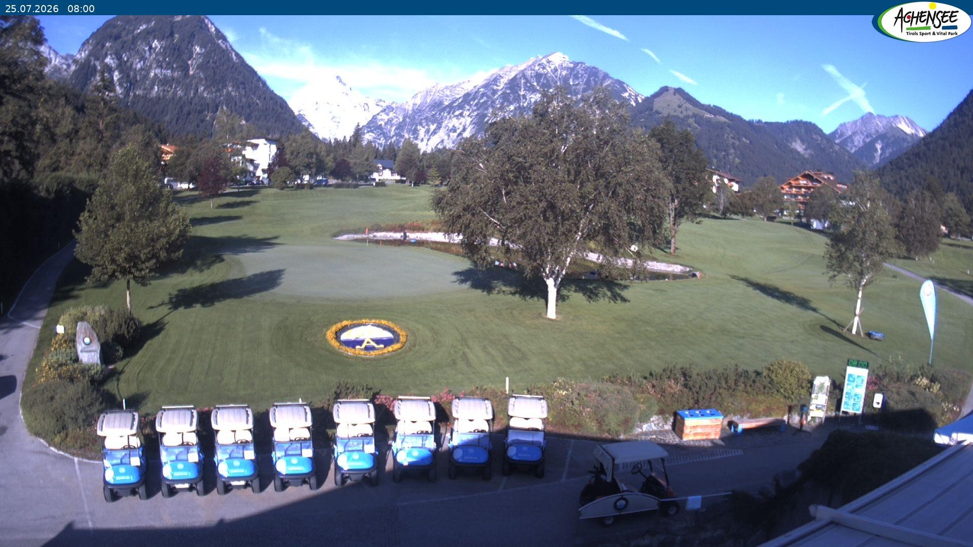Archiv Foto Webcam Pertisau am Achensee - Golfclub