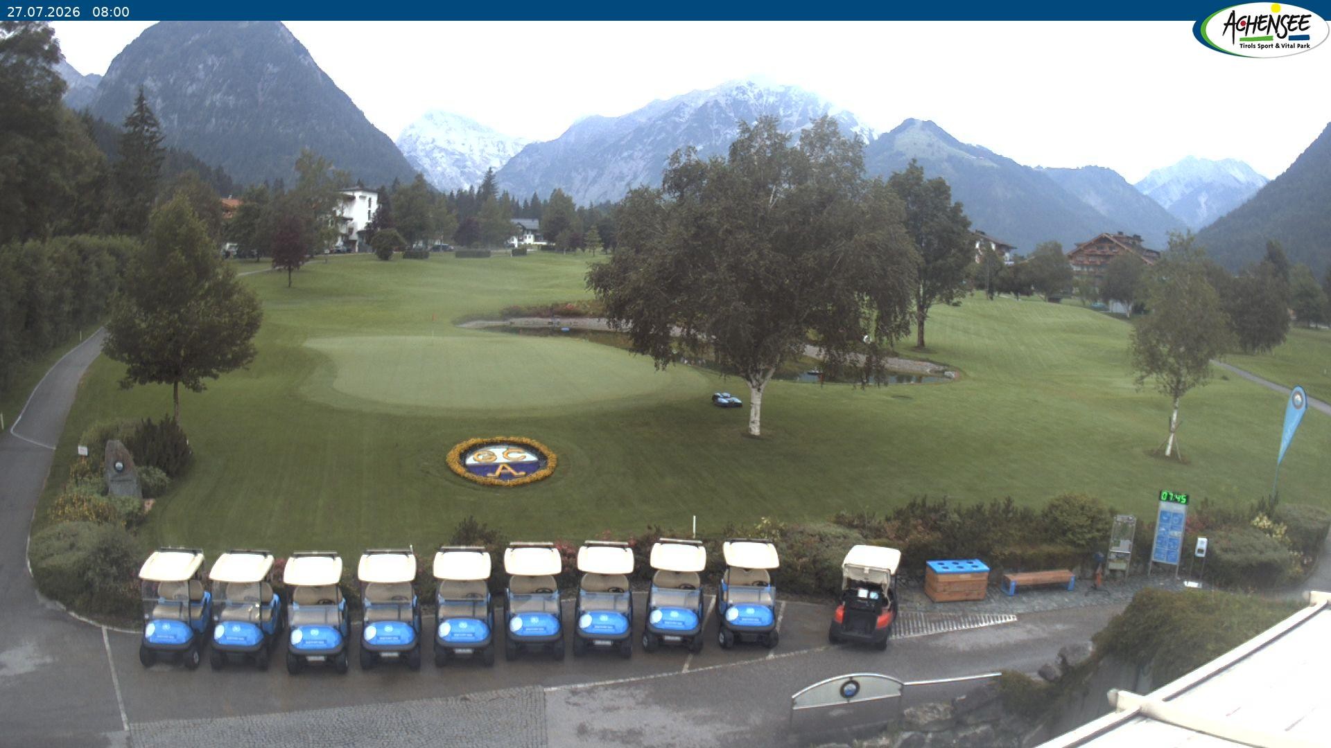 Archiv Foto Webcam Pertisau am Achensee - Golfclub