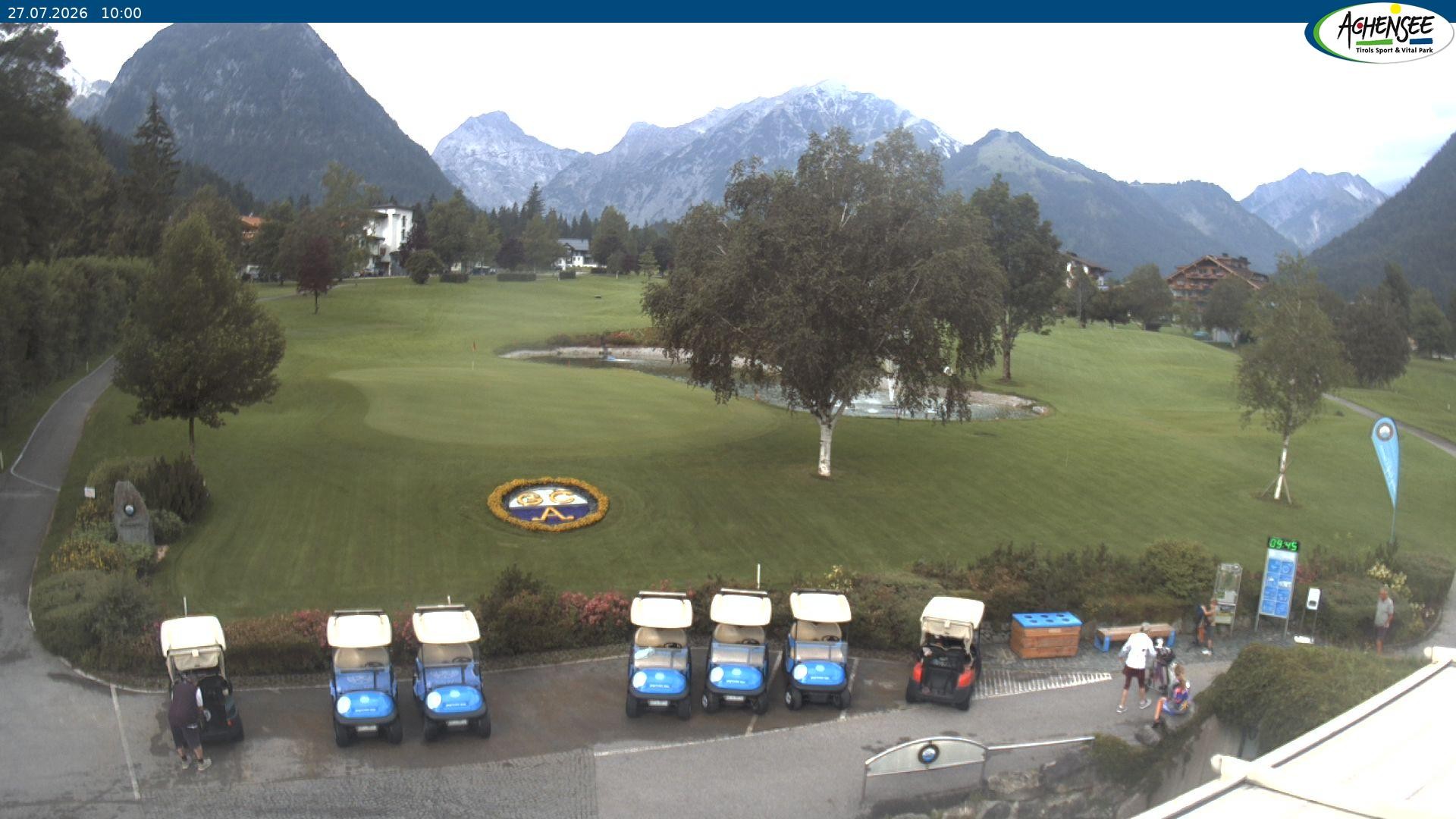 Archiv Foto Webcam Pertisau am Achensee - Golfclub