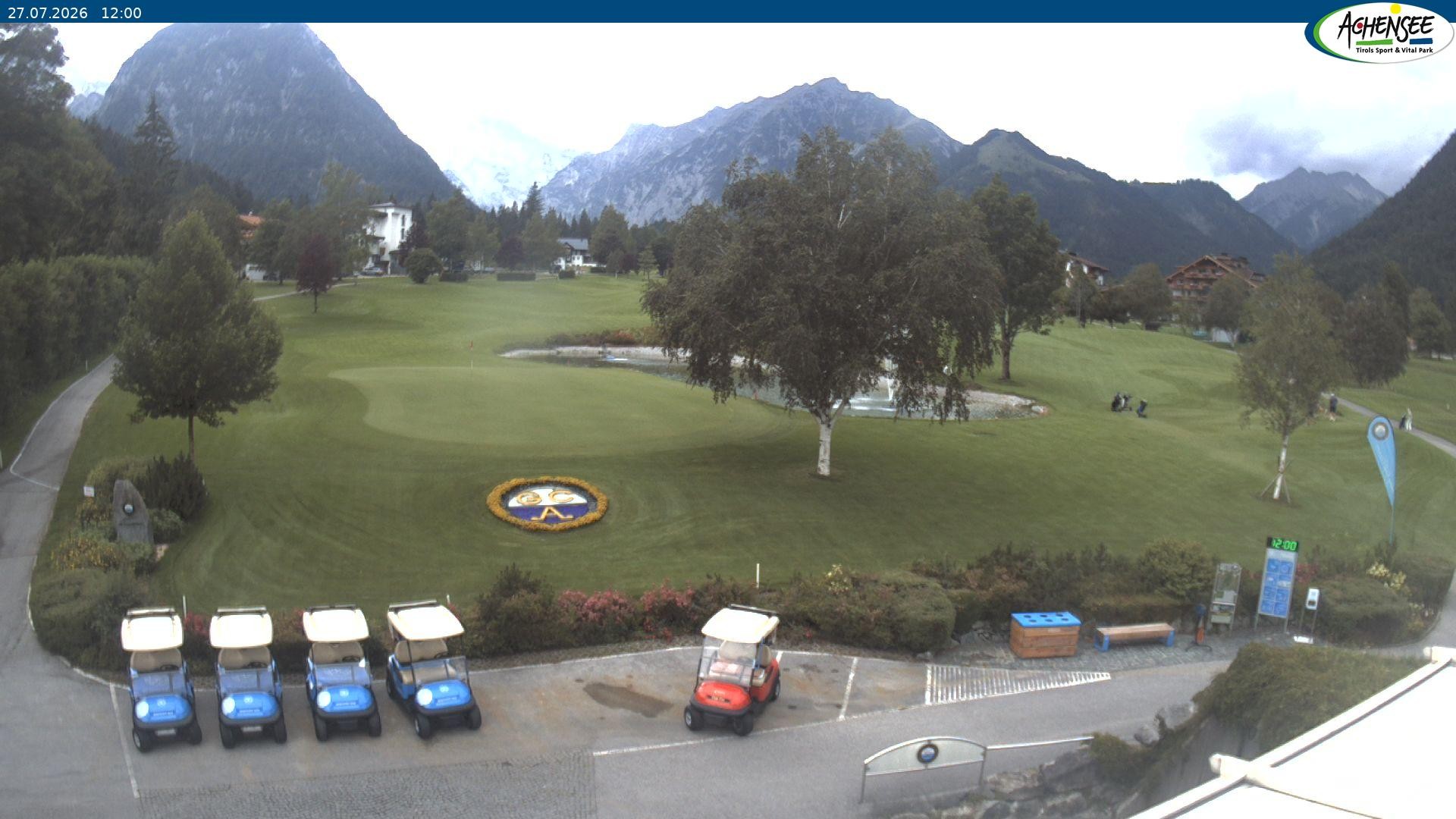 Archiv Foto Webcam Pertisau am Achensee - Golfclub