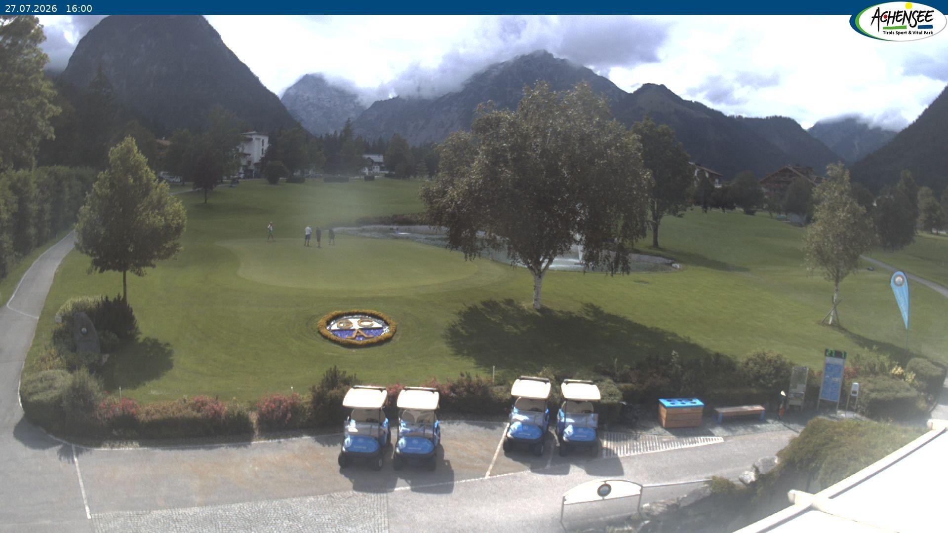 Archiv Foto Webcam Pertisau am Achensee - Golfclub