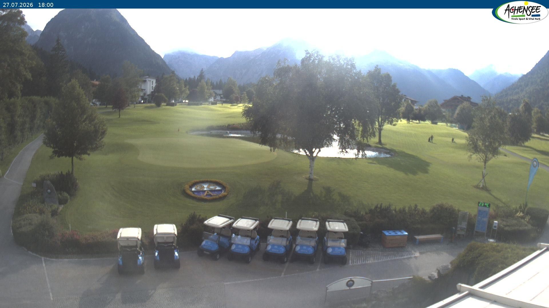 Archiv Foto Webcam Pertisau am Achensee - Golfclub