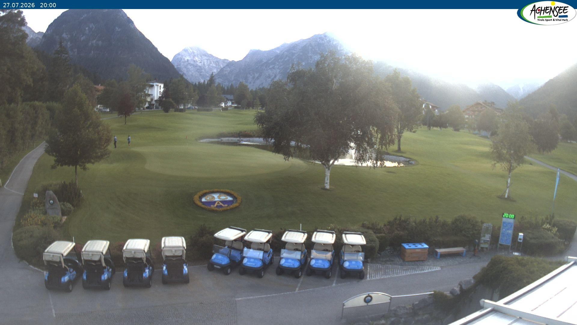 Archiv Foto Webcam Pertisau am Achensee - Golfclub