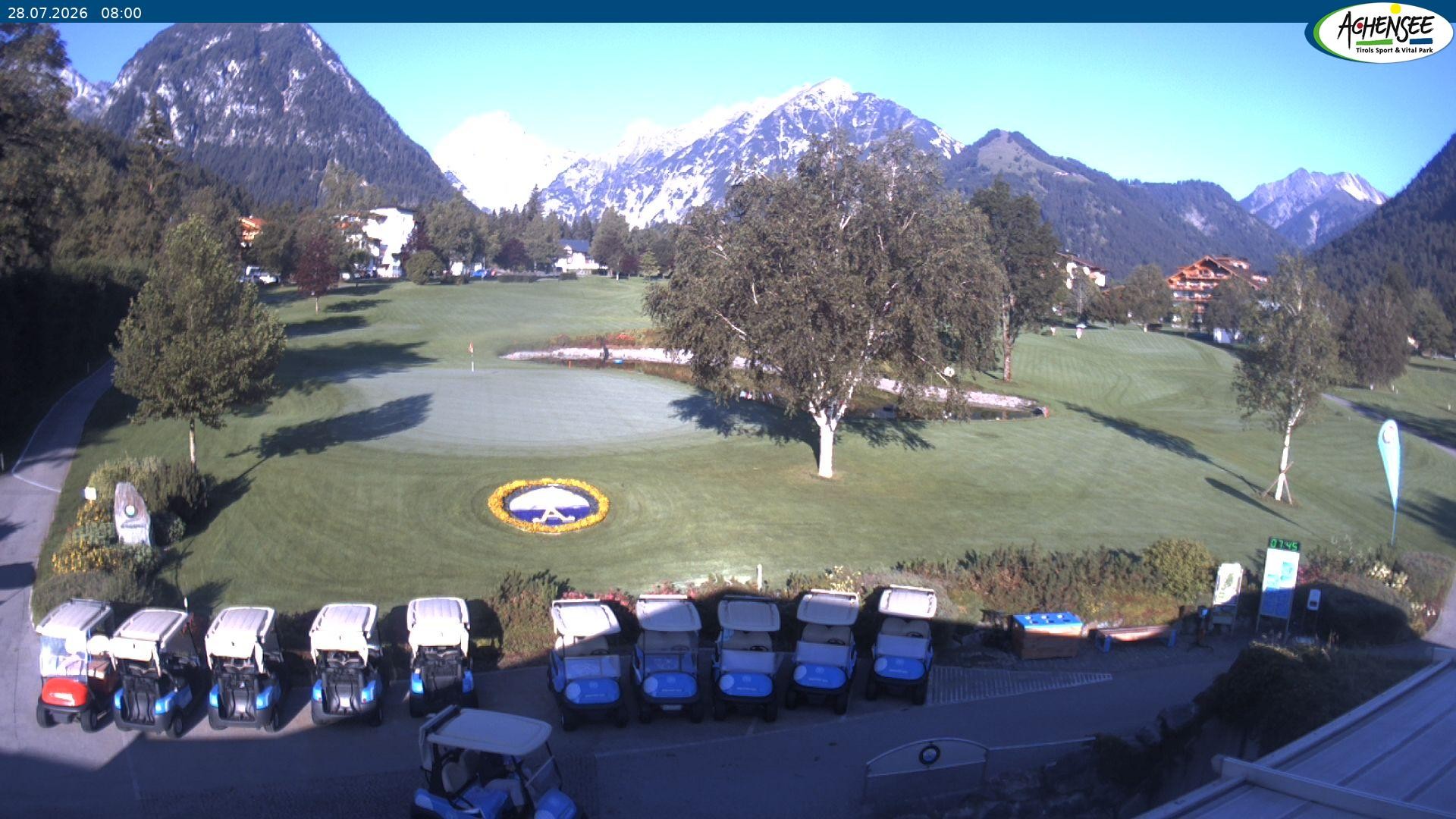 Archived image Webcam Pertisau, golfclub