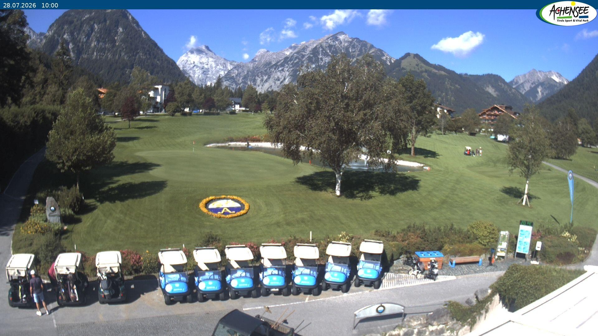 Archived image Webcam Pertisau, golfclub