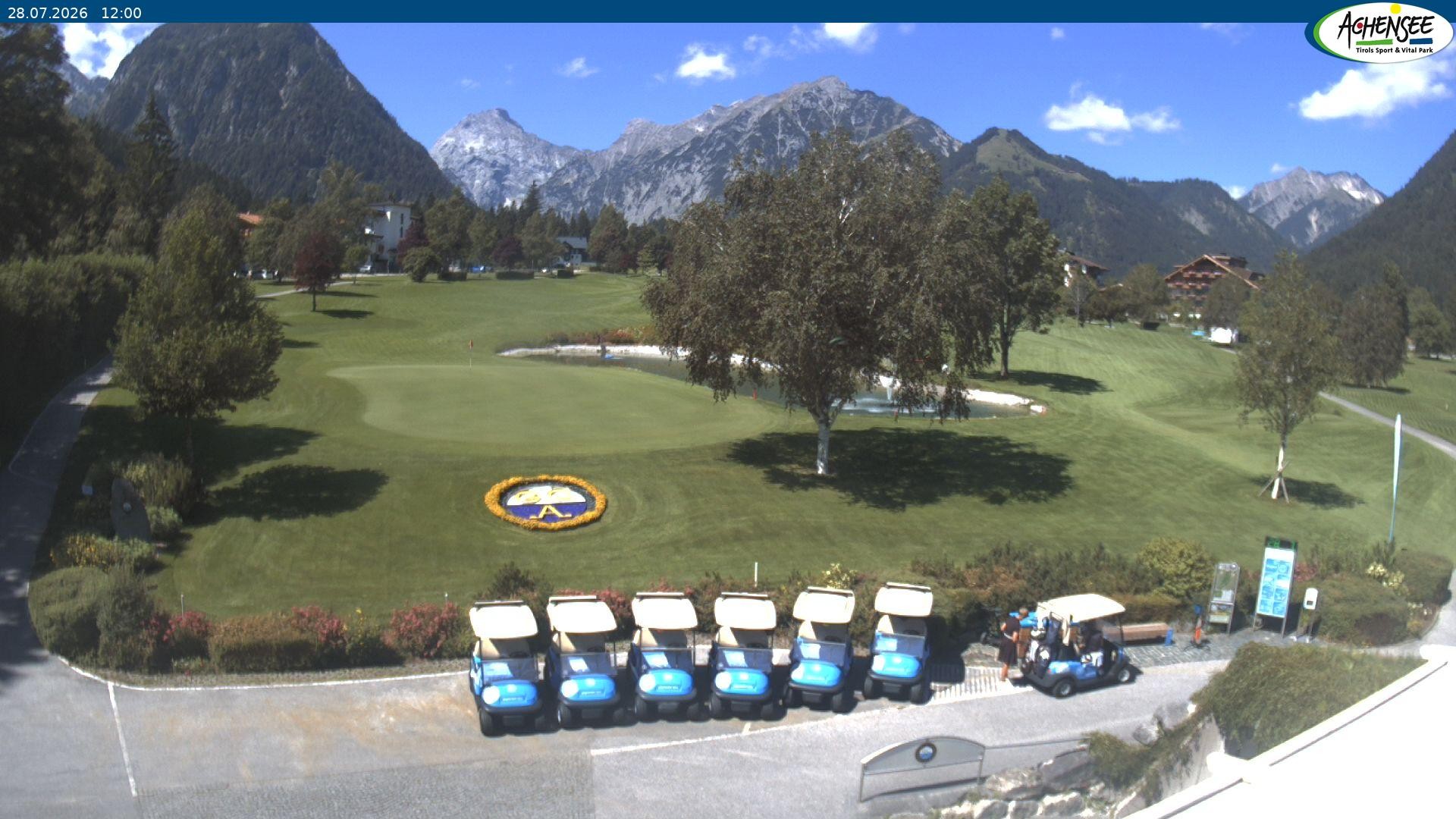 Archived image Webcam Pertisau, golfclub