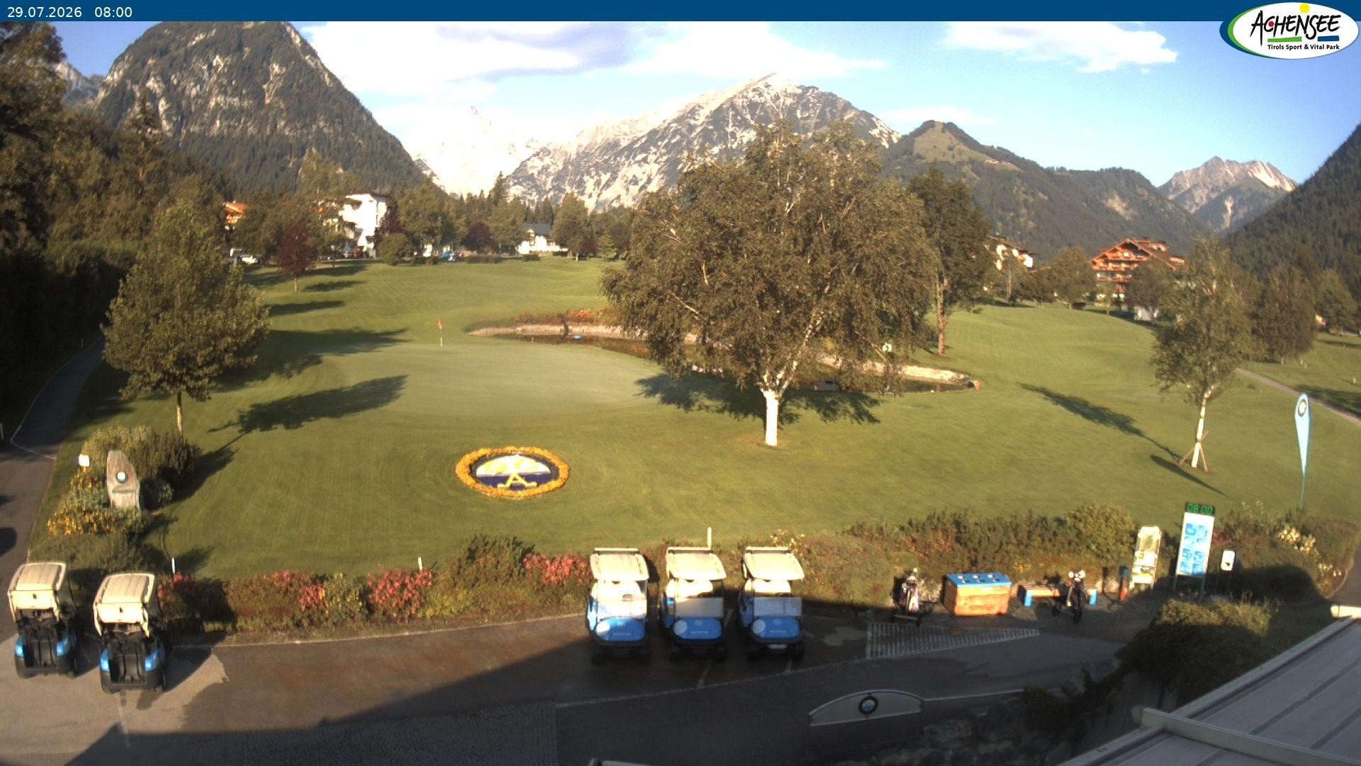 Archiv Foto Webcam Pertisau am Achensee - Golfclub