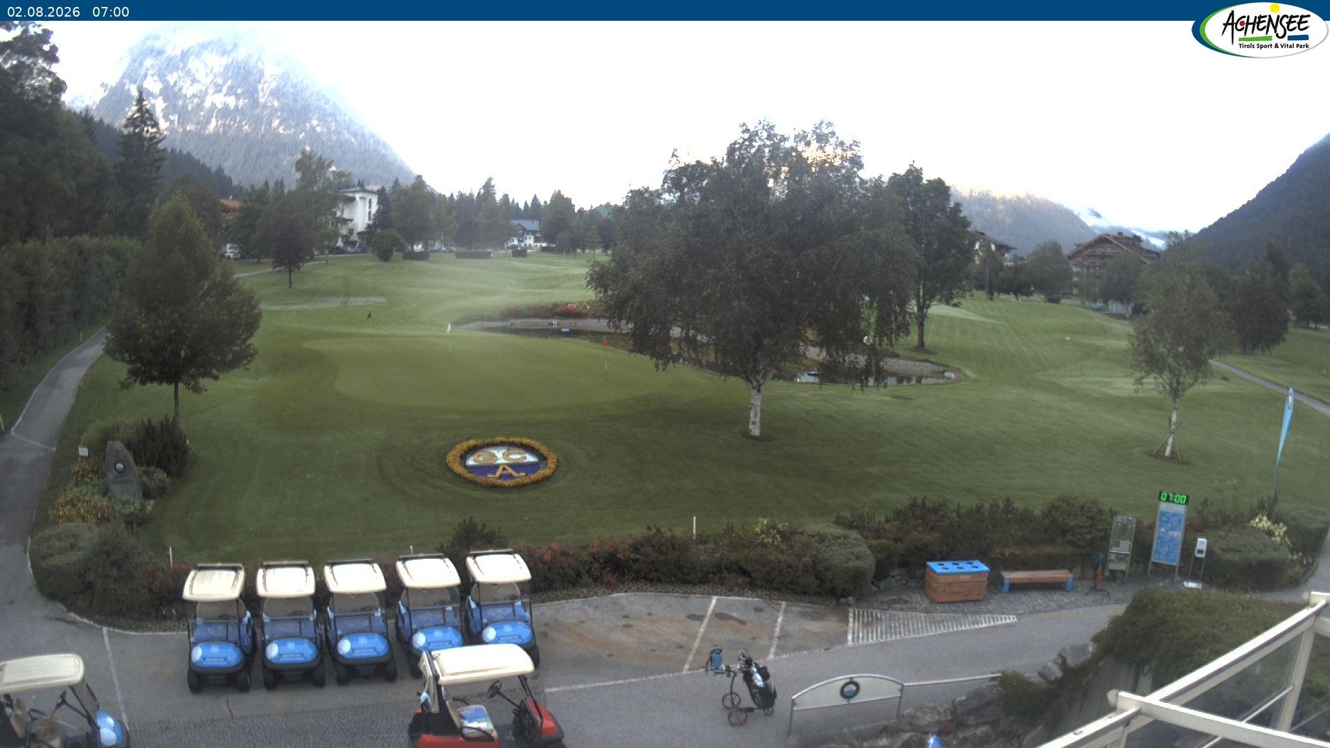 Archiv Foto Webcam Pertisau am Achensee - Golfclub