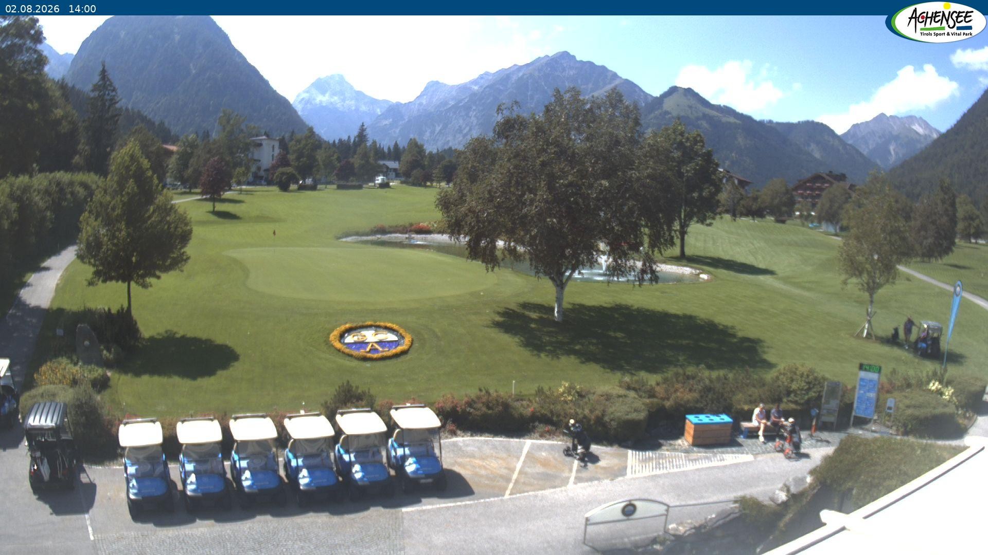 Archiv Foto Webcam Pertisau am Achensee - Golfclub