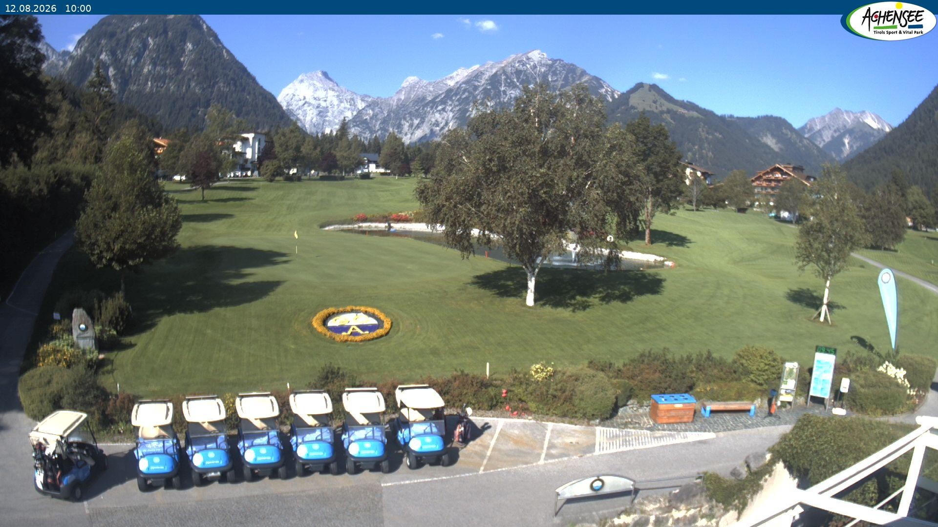 Archiv Foto Webcam Pertisau am Achensee - Golfclub