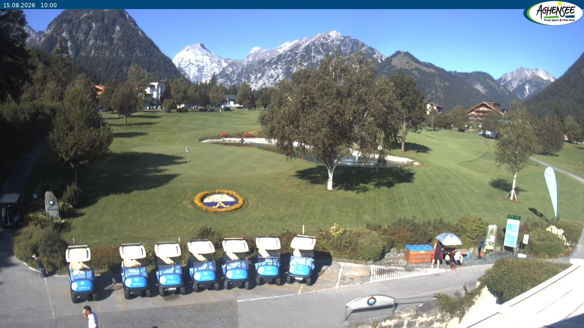 Archiv Foto Webcam Pertisau am Achensee - Golfclub