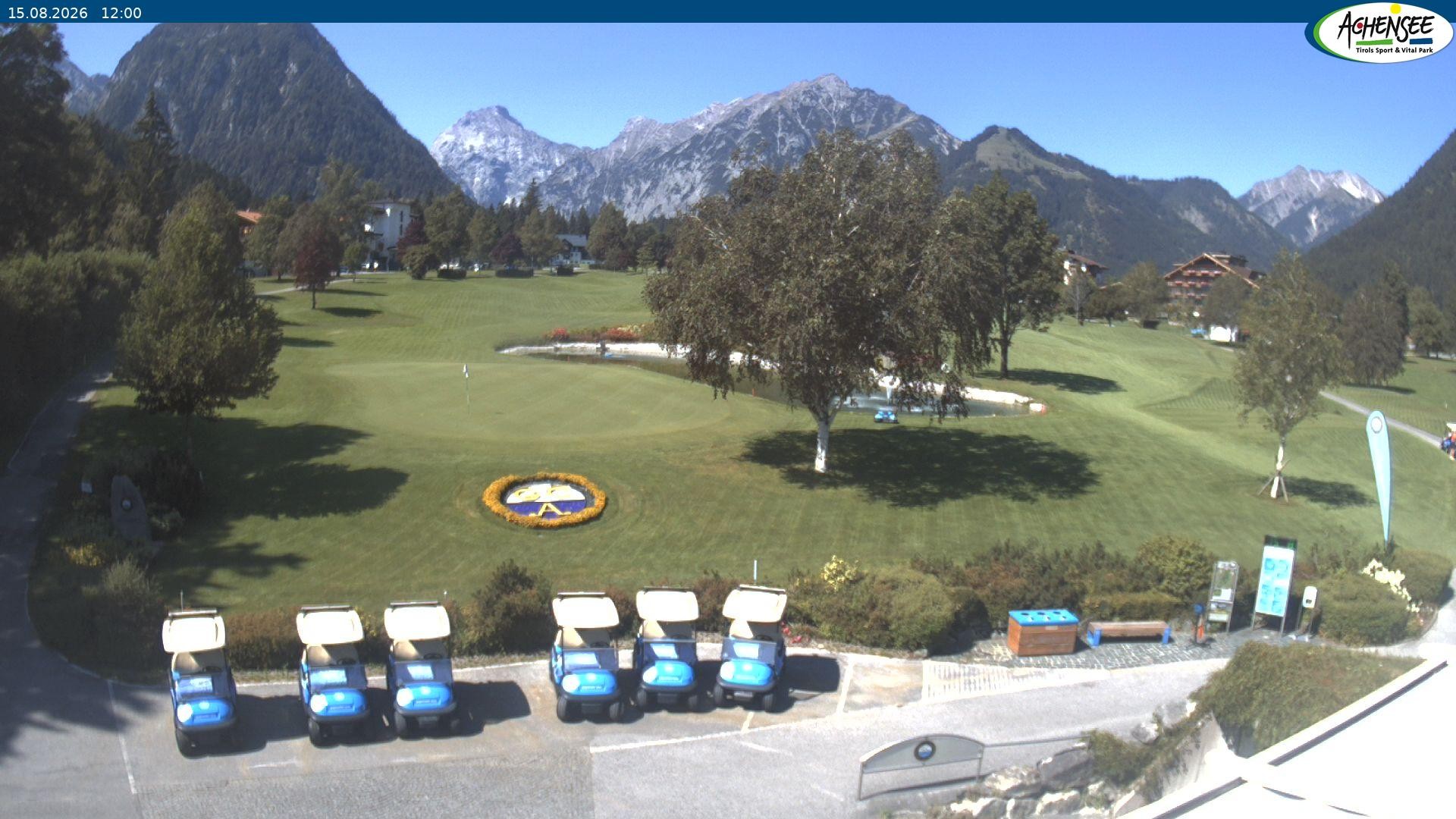 Archiv Foto Webcam Pertisau am Achensee - Golfclub