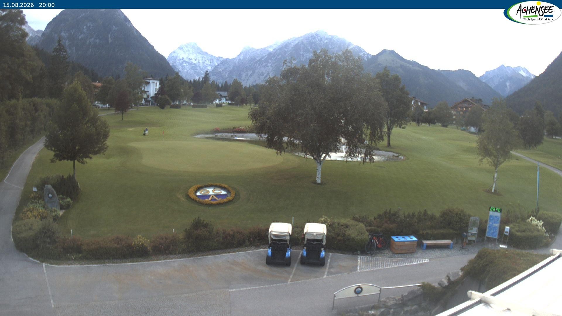Archiv Foto Webcam Pertisau am Achensee - Golfclub