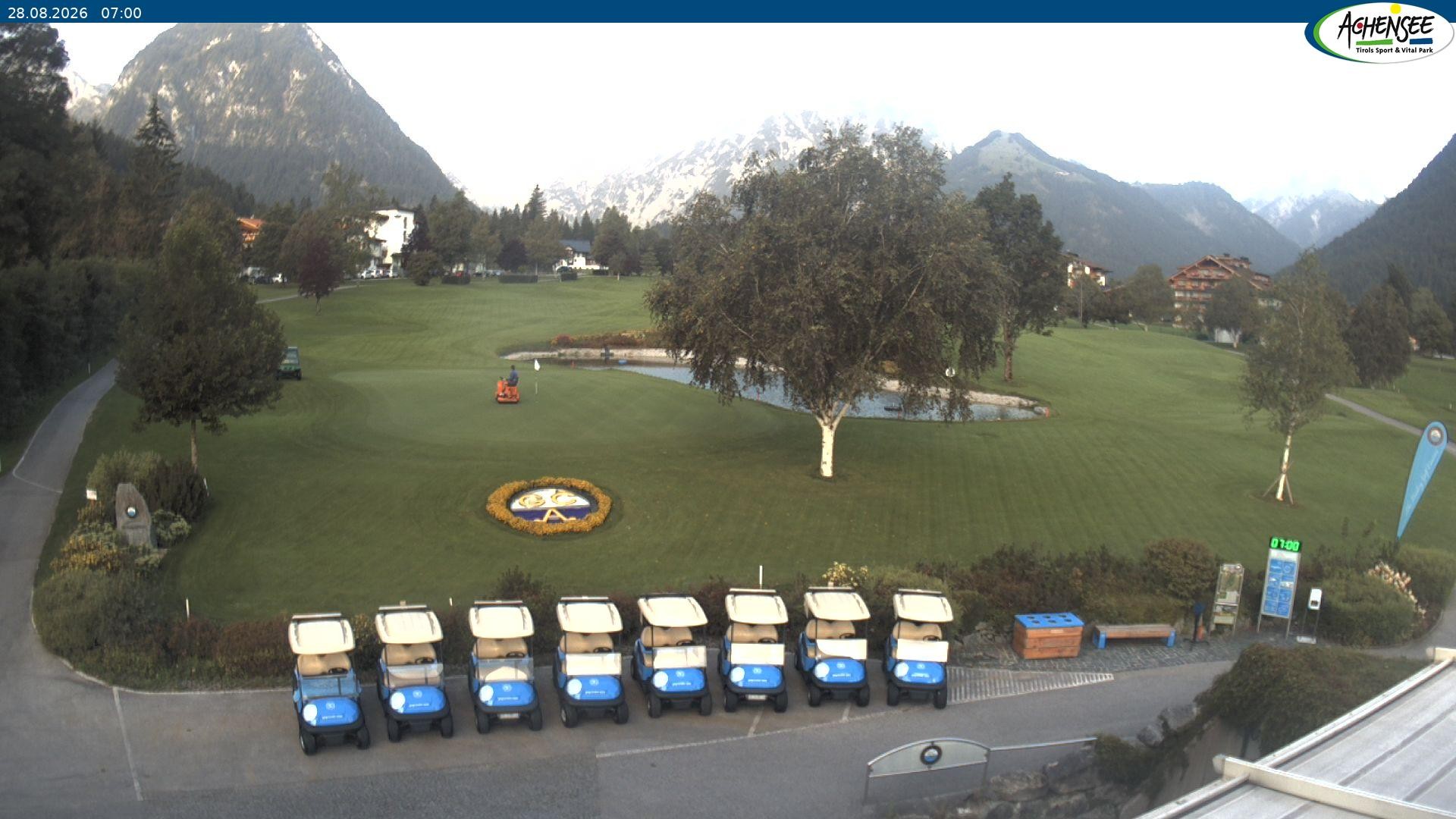 Archiv Foto Webcam Pertisau am Achensee - Golfclub