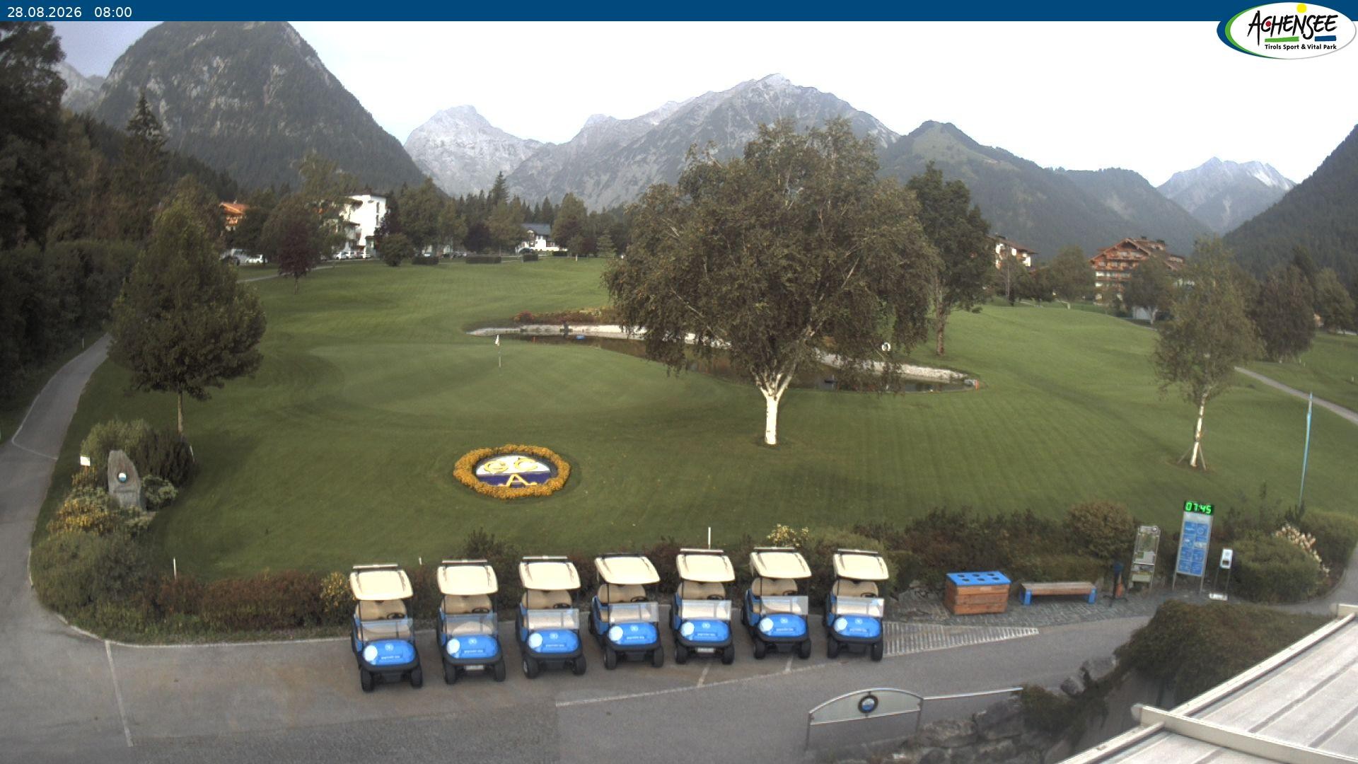 Archiv Foto Webcam Pertisau am Achensee - Golfclub