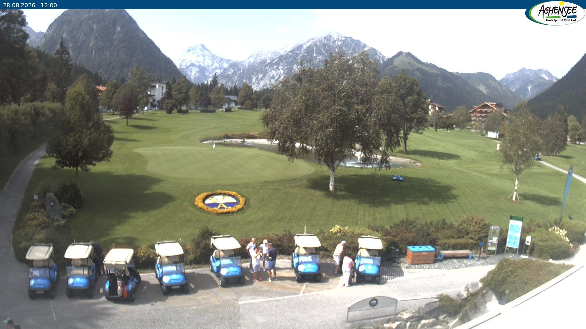 Archiv Foto Webcam Pertisau am Achensee - Golfclub