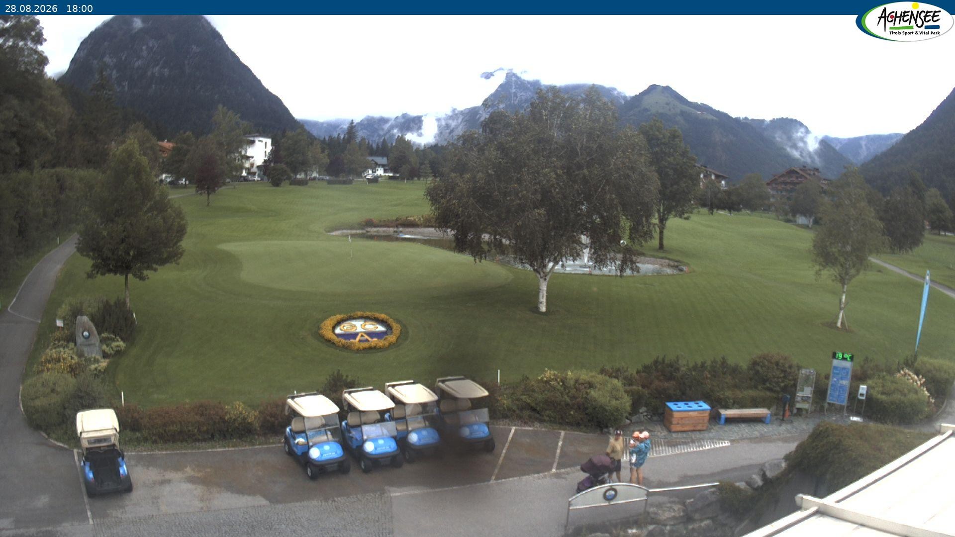 Archiv Foto Webcam Pertisau am Achensee - Golfclub