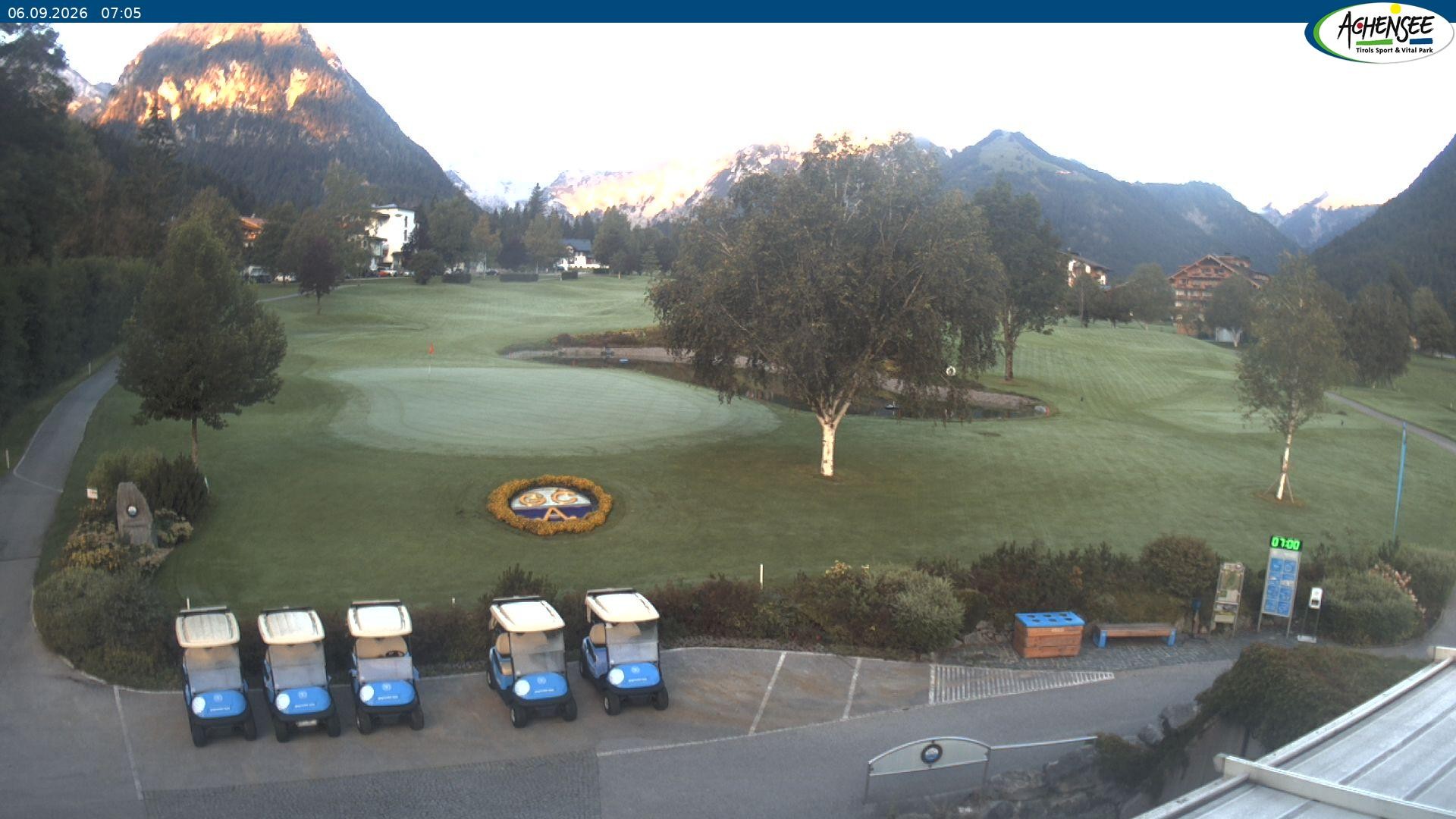 Archiv Foto Webcam Pertisau am Achensee - Golfclub