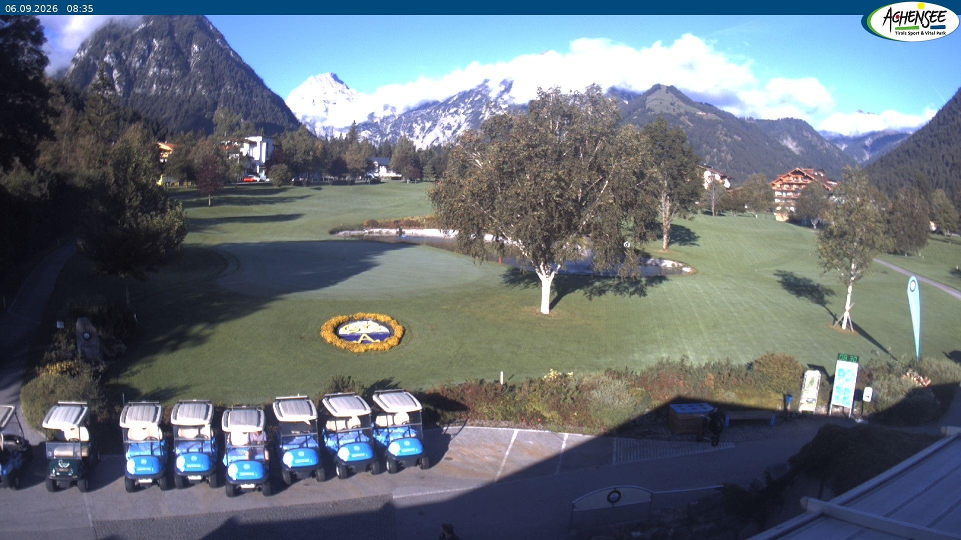 Archiv Foto Webcam Pertisau am Achensee - Golfclub