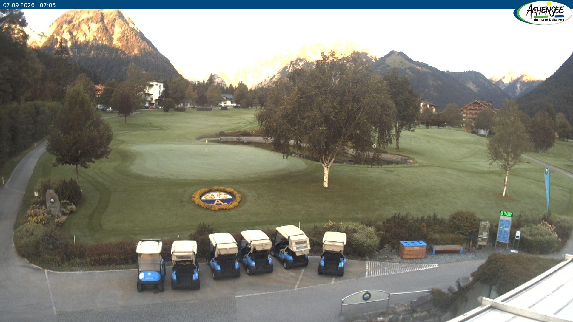 Archiv Foto Webcam Pertisau am Achensee - Golfclub