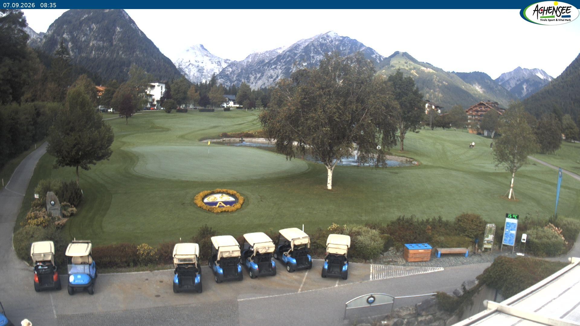 Archiv Foto Webcam Pertisau am Achensee - Golfclub