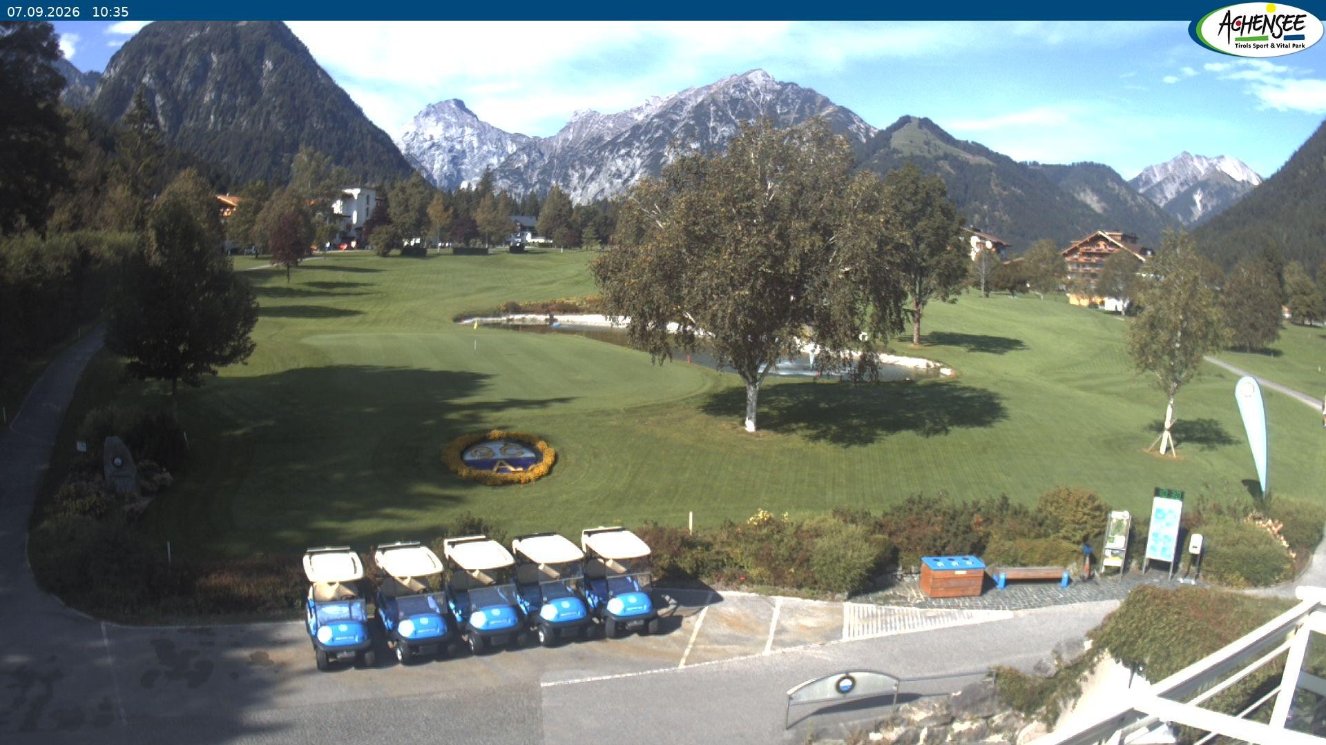 Archiv Foto Webcam Pertisau am Achensee - Golfclub