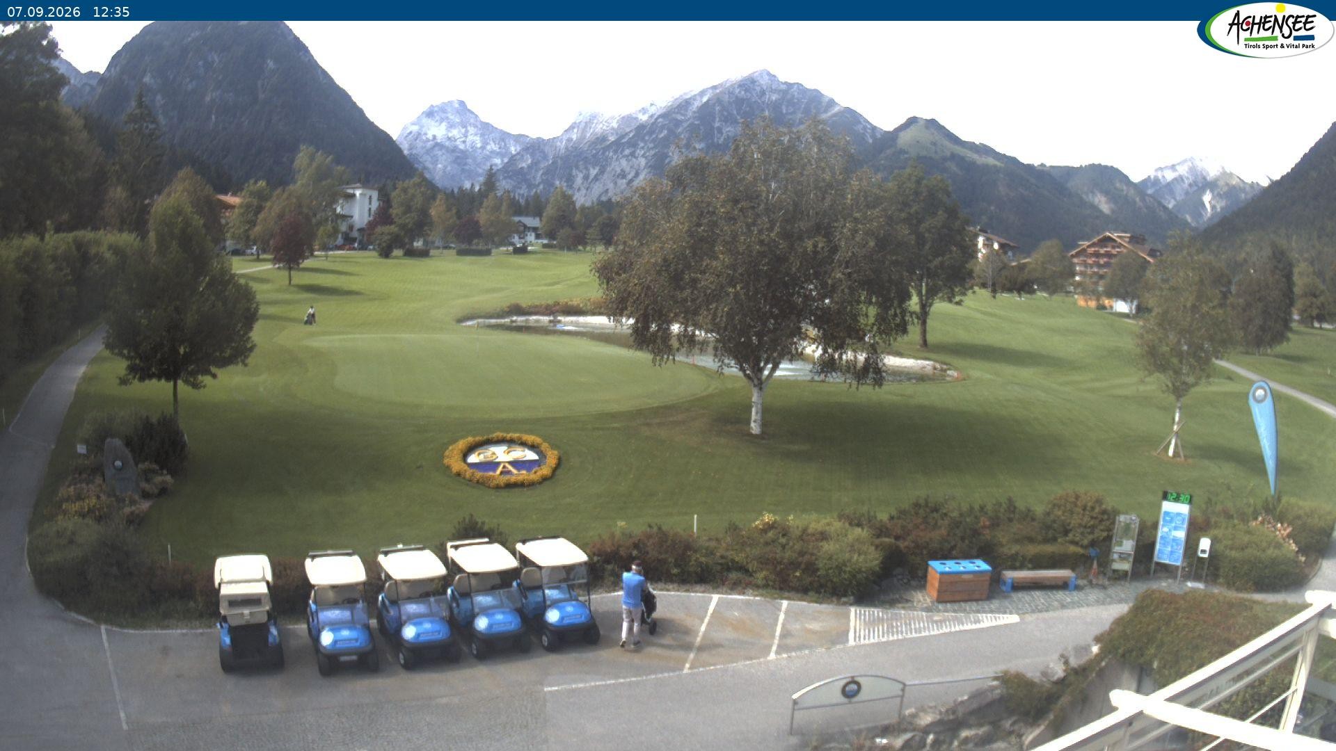 Archiv Foto Webcam Pertisau am Achensee - Golfclub