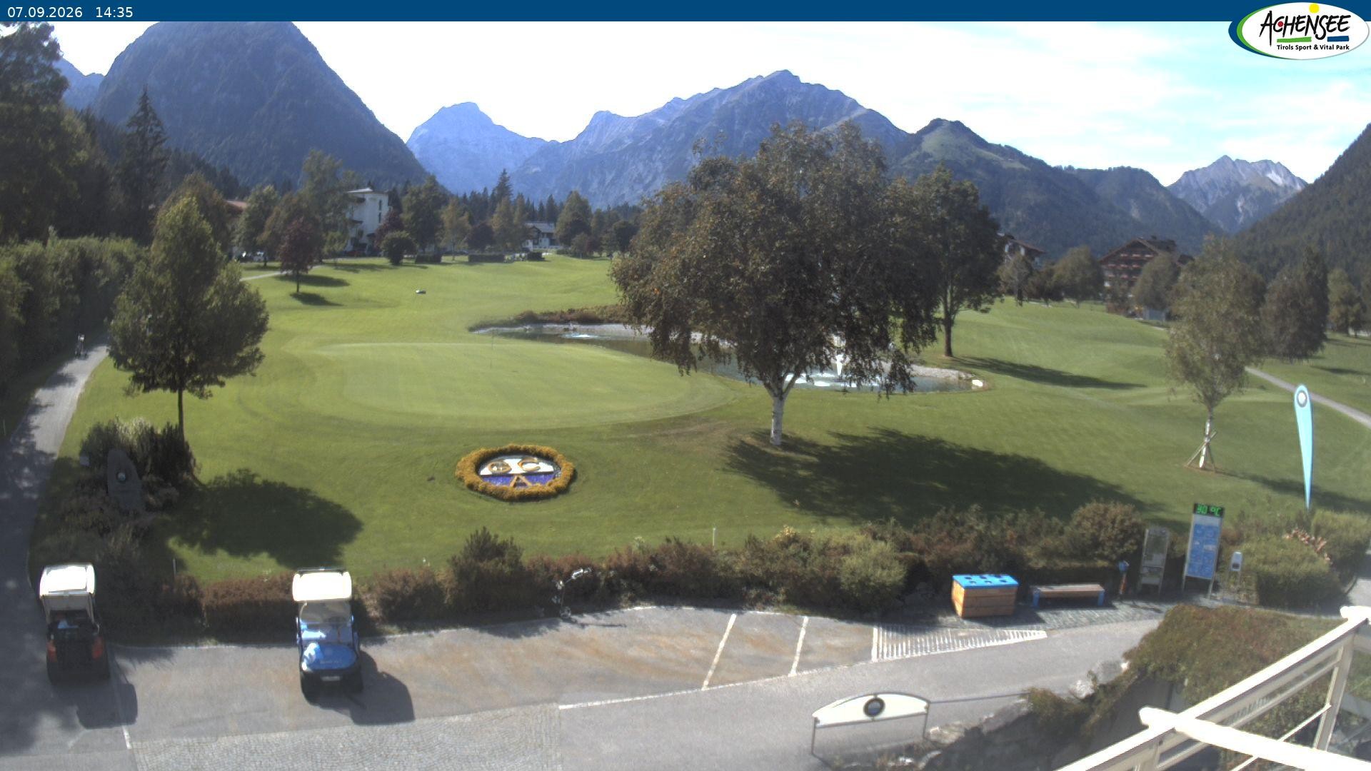 Archiv Foto Webcam Pertisau am Achensee - Golfclub