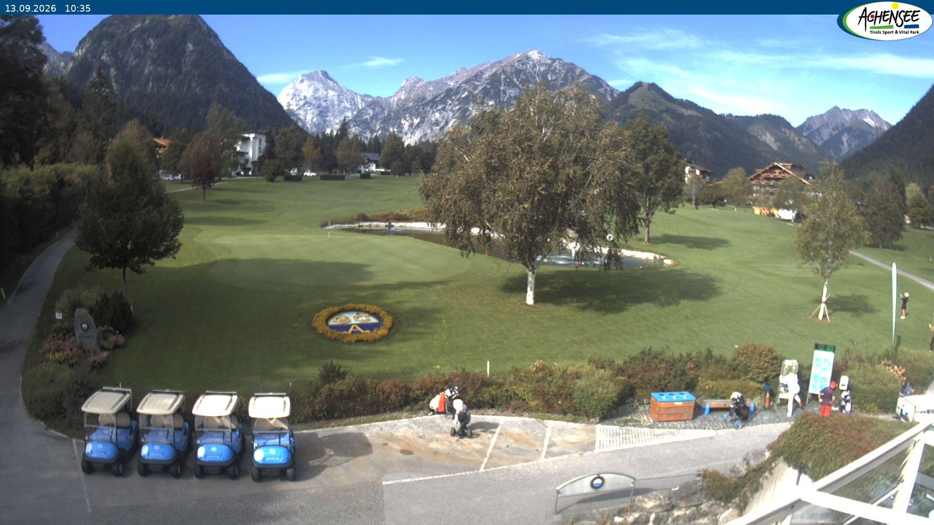 Archiv Foto Webcam Pertisau am Achensee - Golfclub