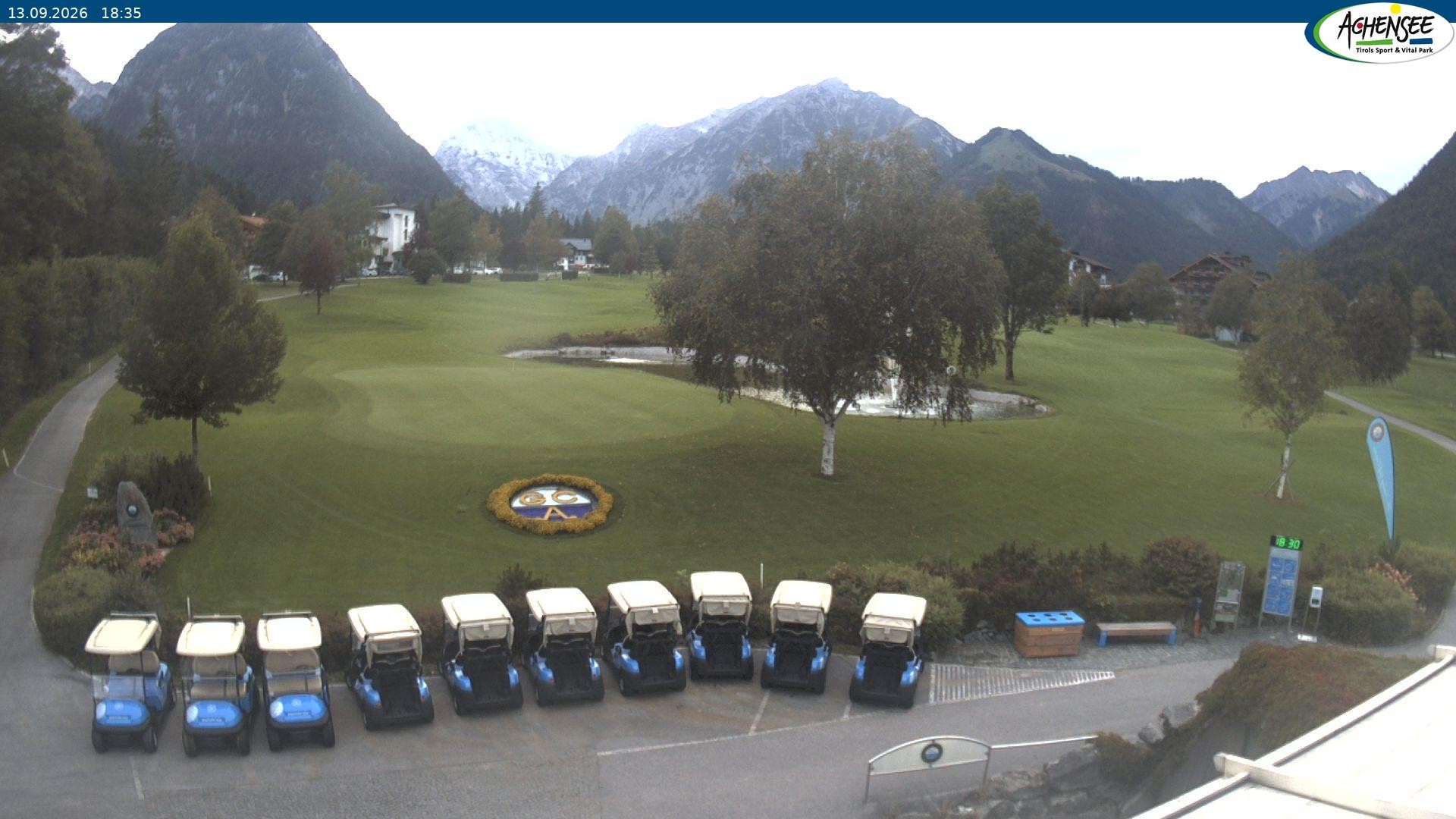 Archiv Foto Webcam Pertisau am Achensee - Golfclub