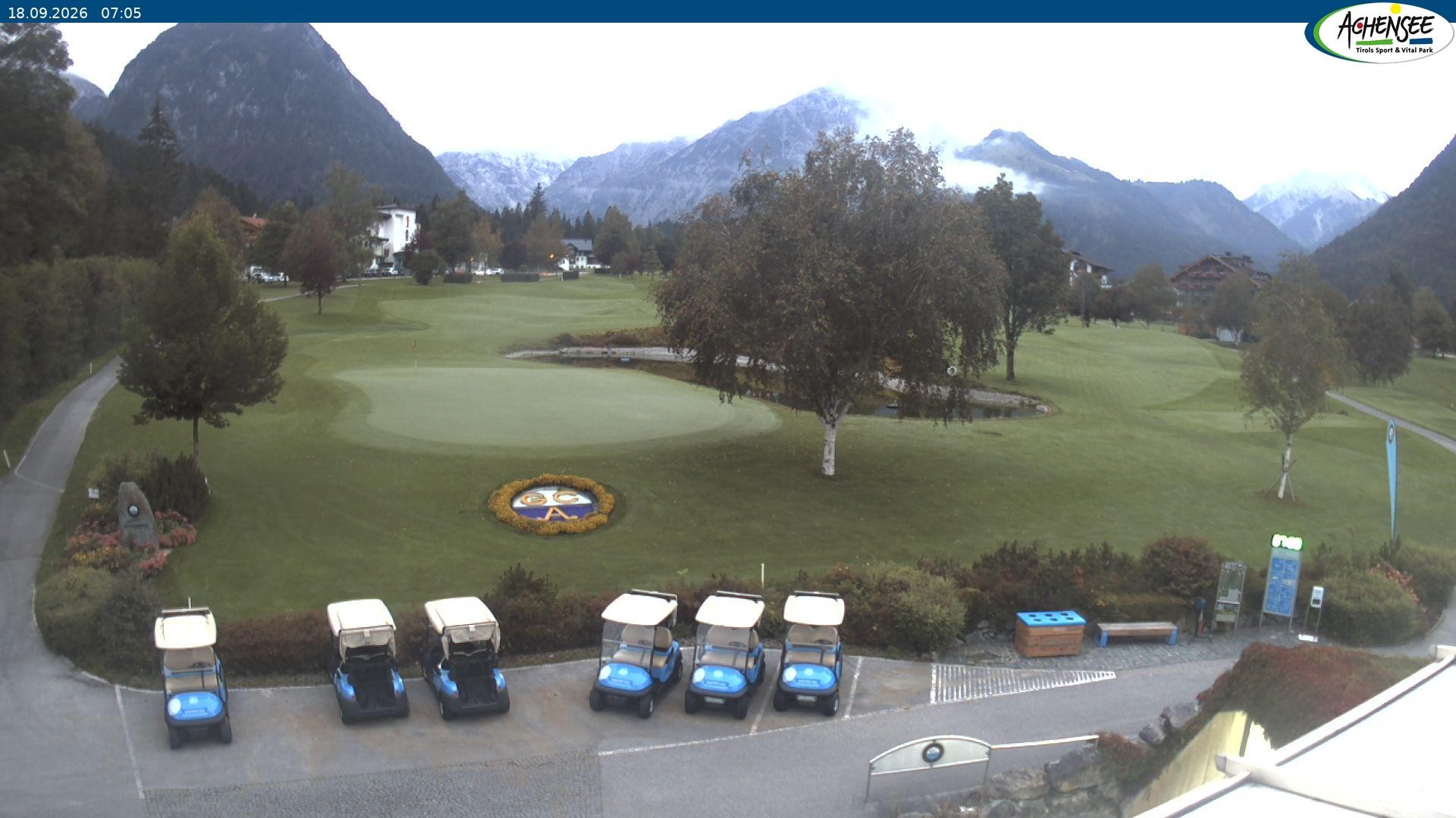 Archiv Foto Webcam Pertisau am Achensee - Golfclub