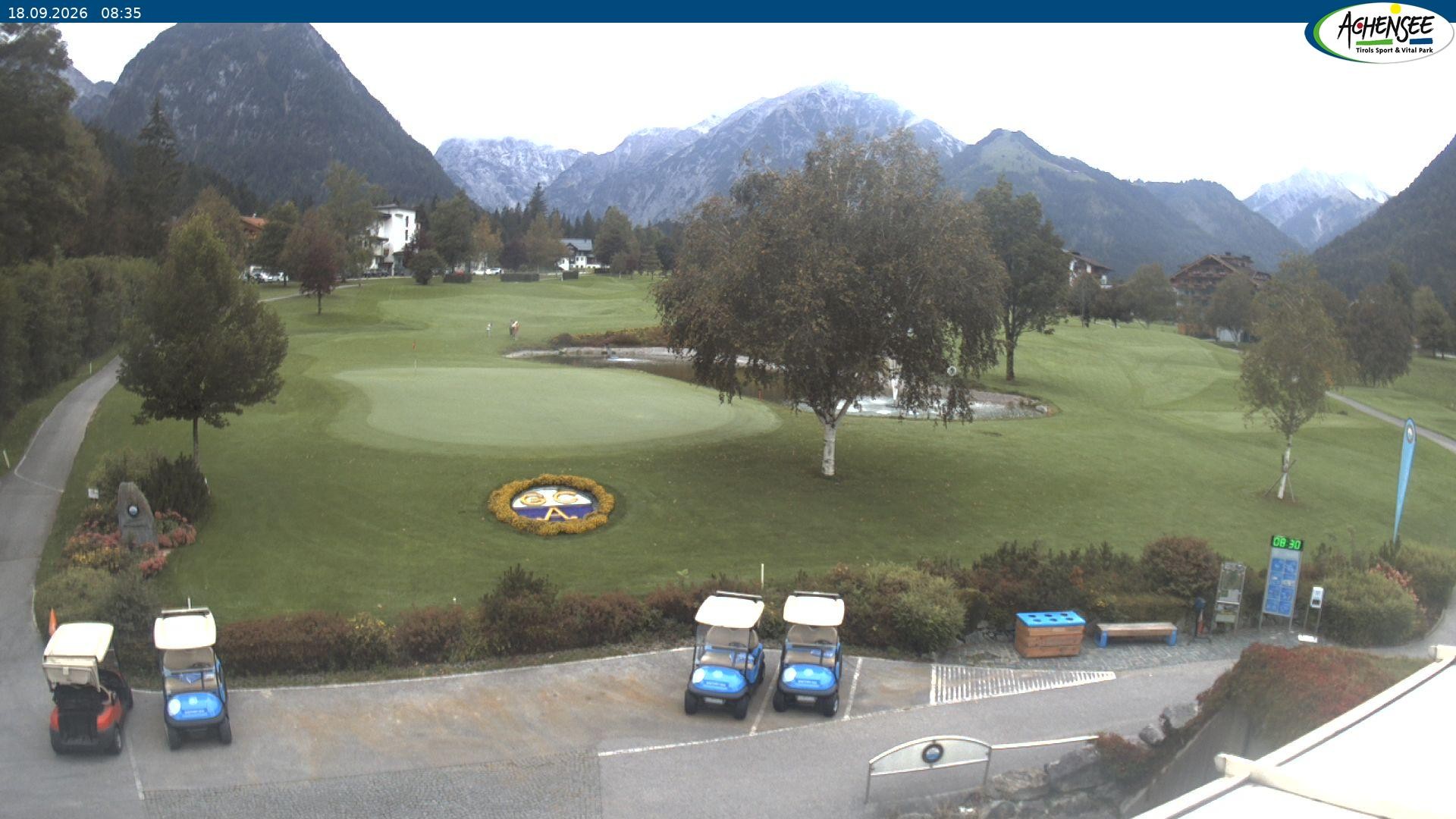 Archiv Foto Webcam Pertisau am Achensee - Golfclub