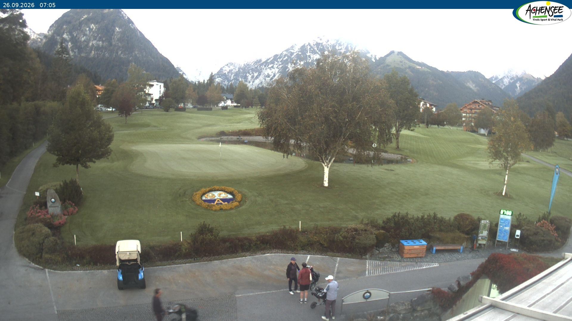 Archiv Foto Webcam Pertisau am Achensee - Golfclub