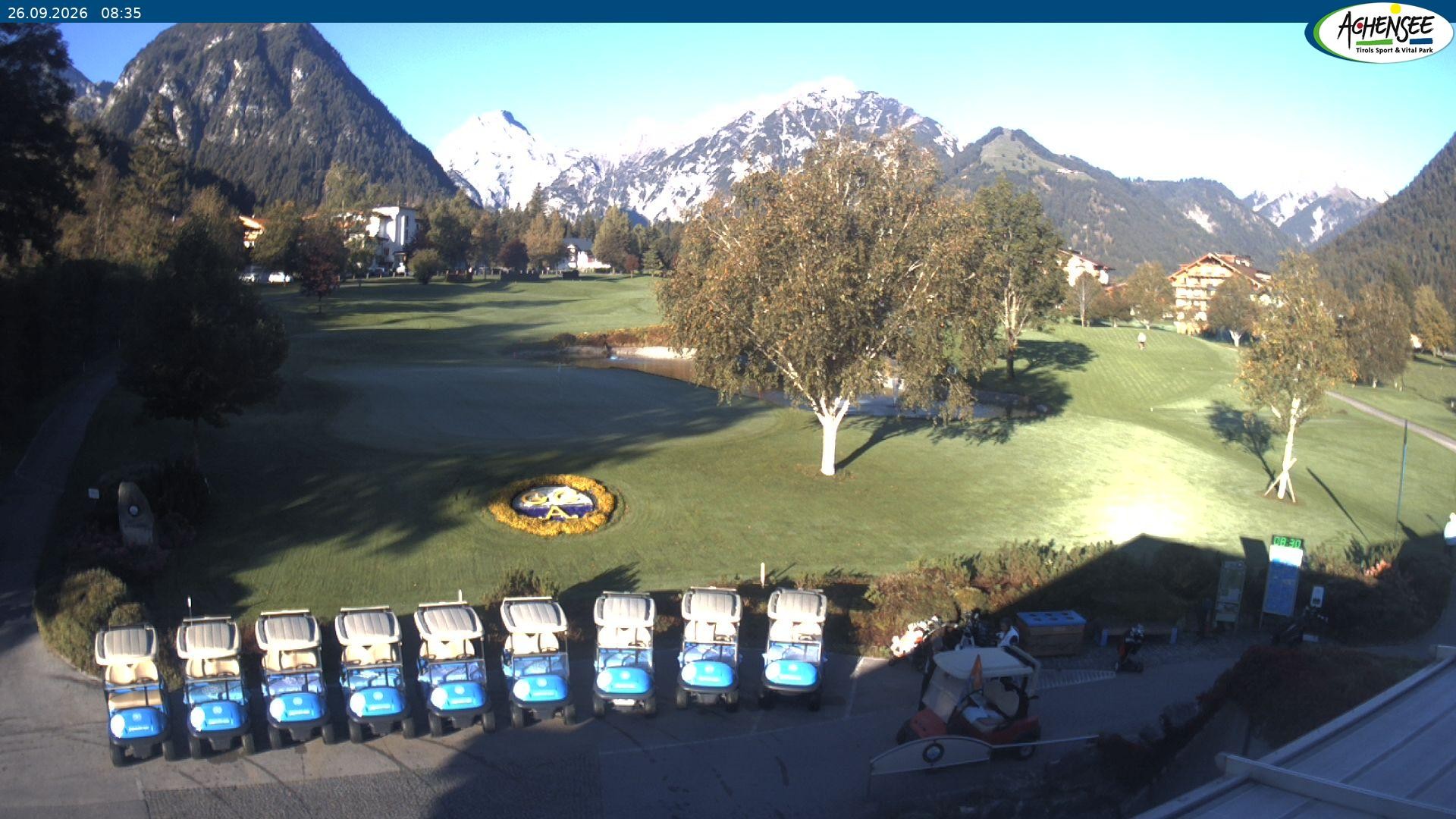 Archiv Foto Webcam Pertisau am Achensee - Golfclub