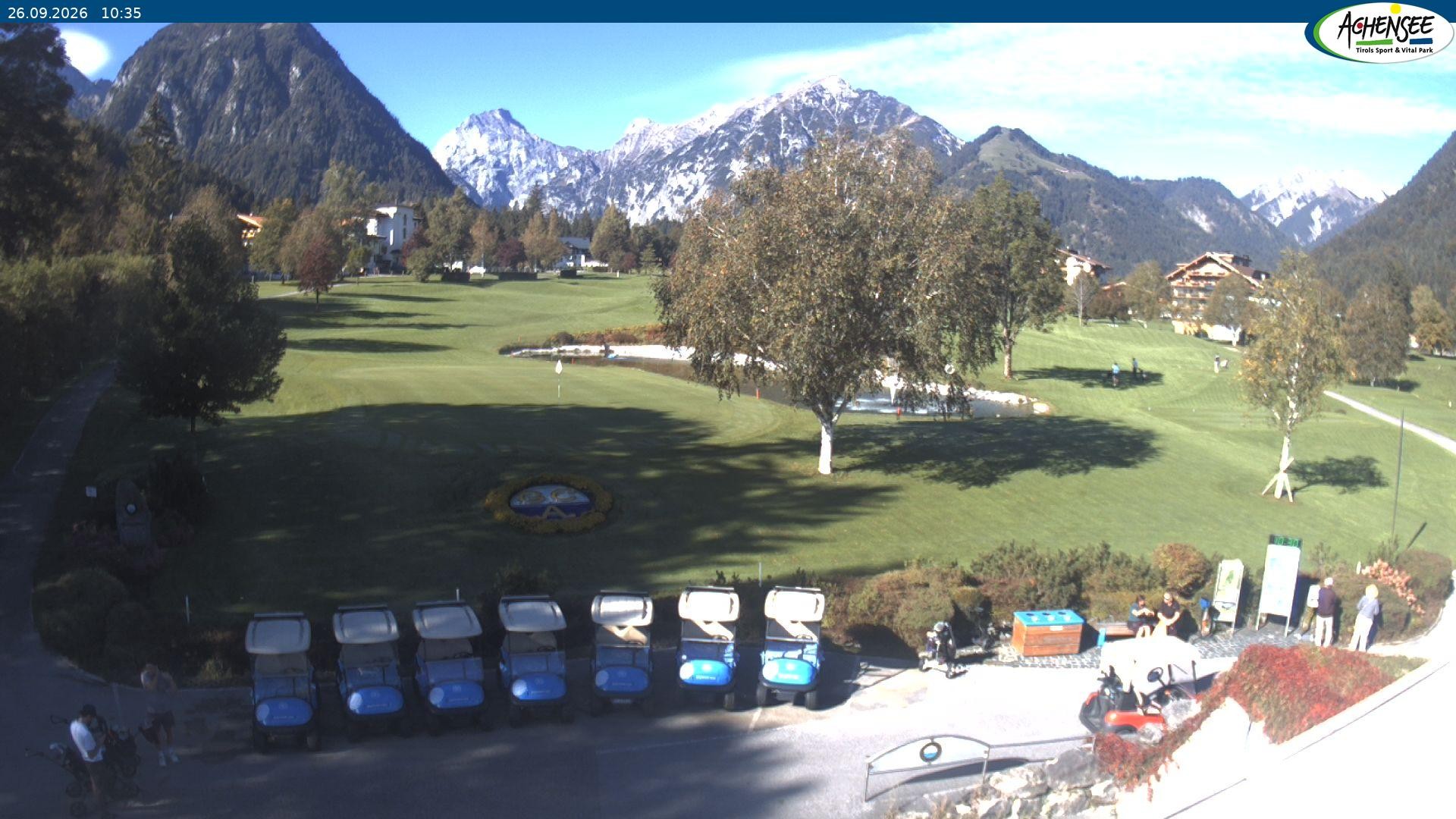 Archiv Foto Webcam Pertisau am Achensee - Golfclub