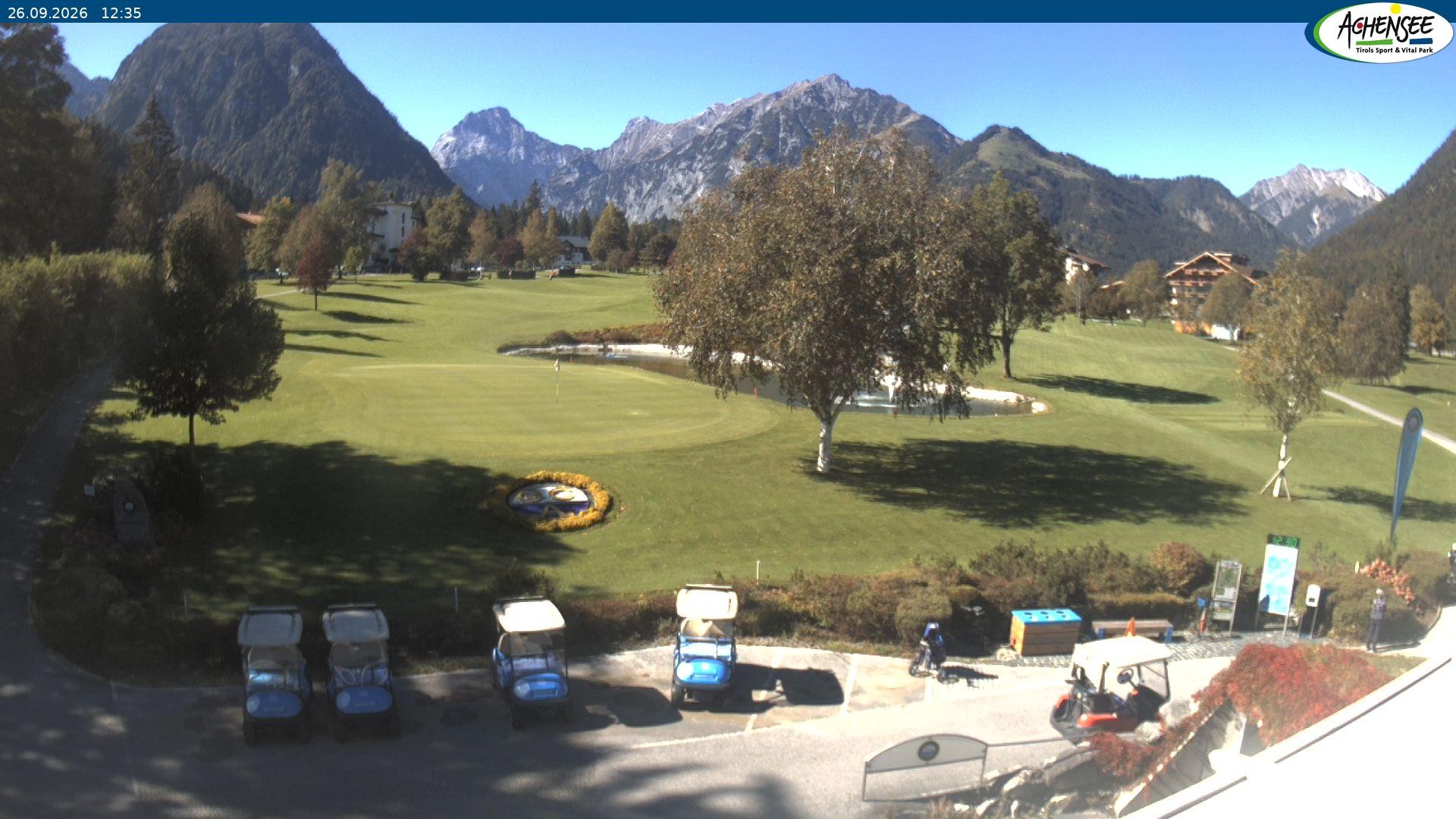 Archiv Foto Webcam Pertisau am Achensee - Golfclub