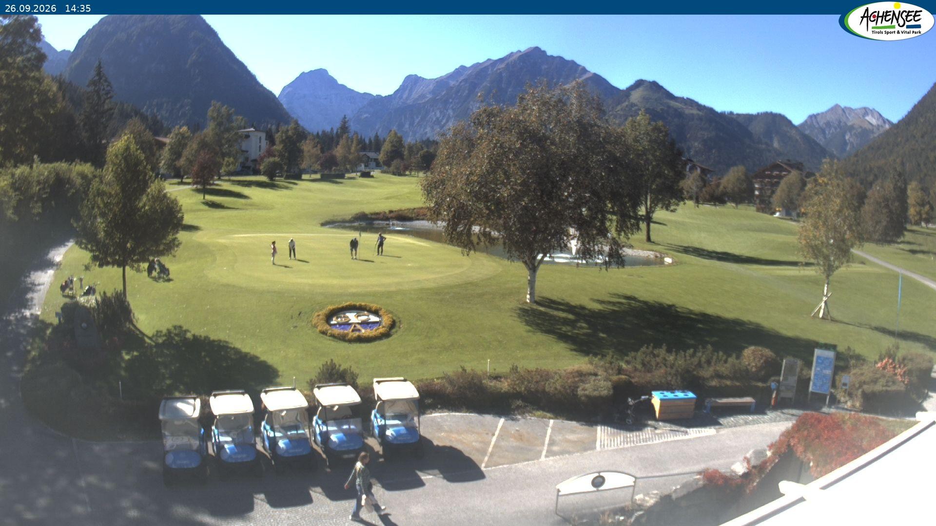 Archiv Foto Webcam Pertisau am Achensee - Golfclub